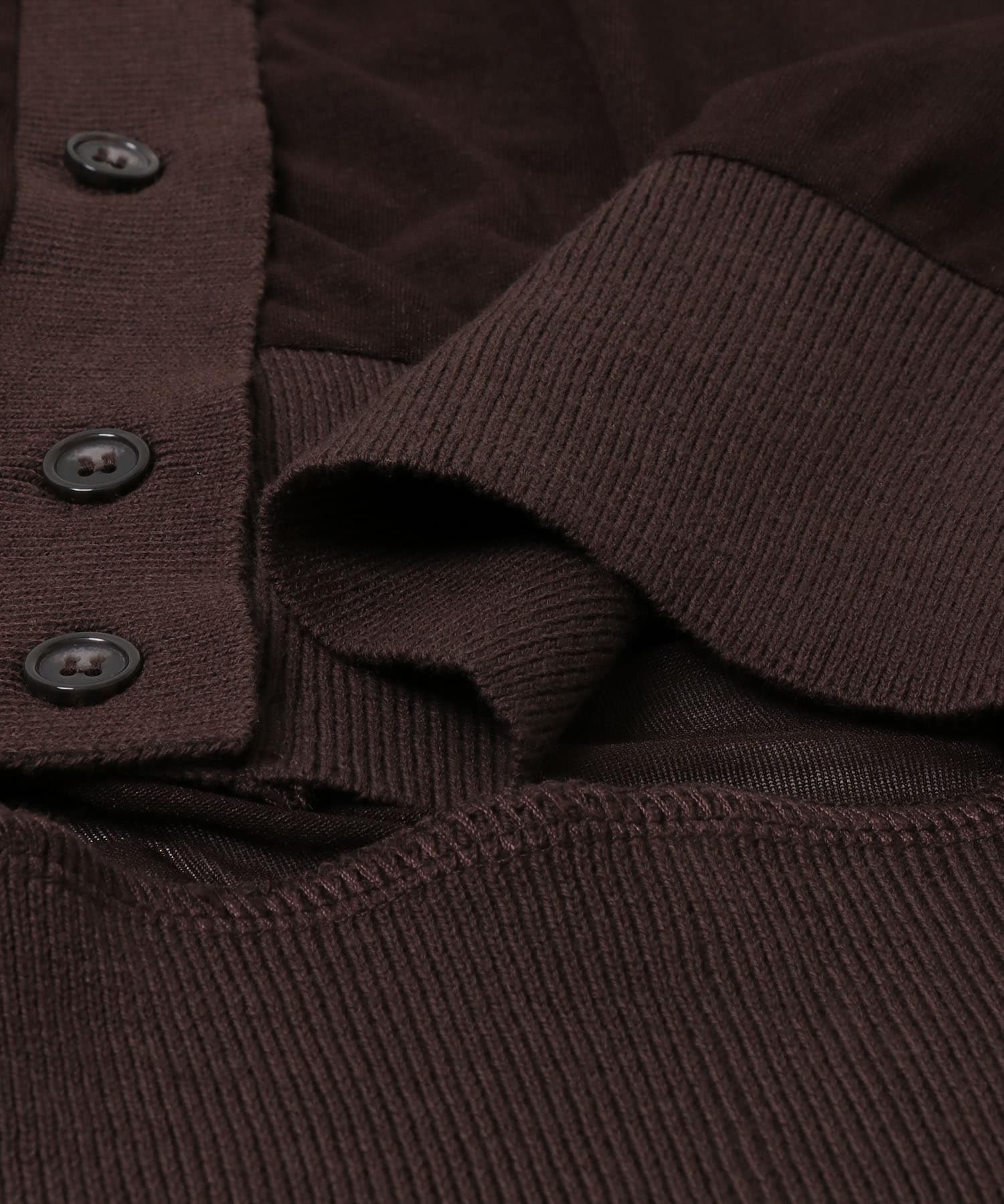 シアーシャツカーディガン BROWN One