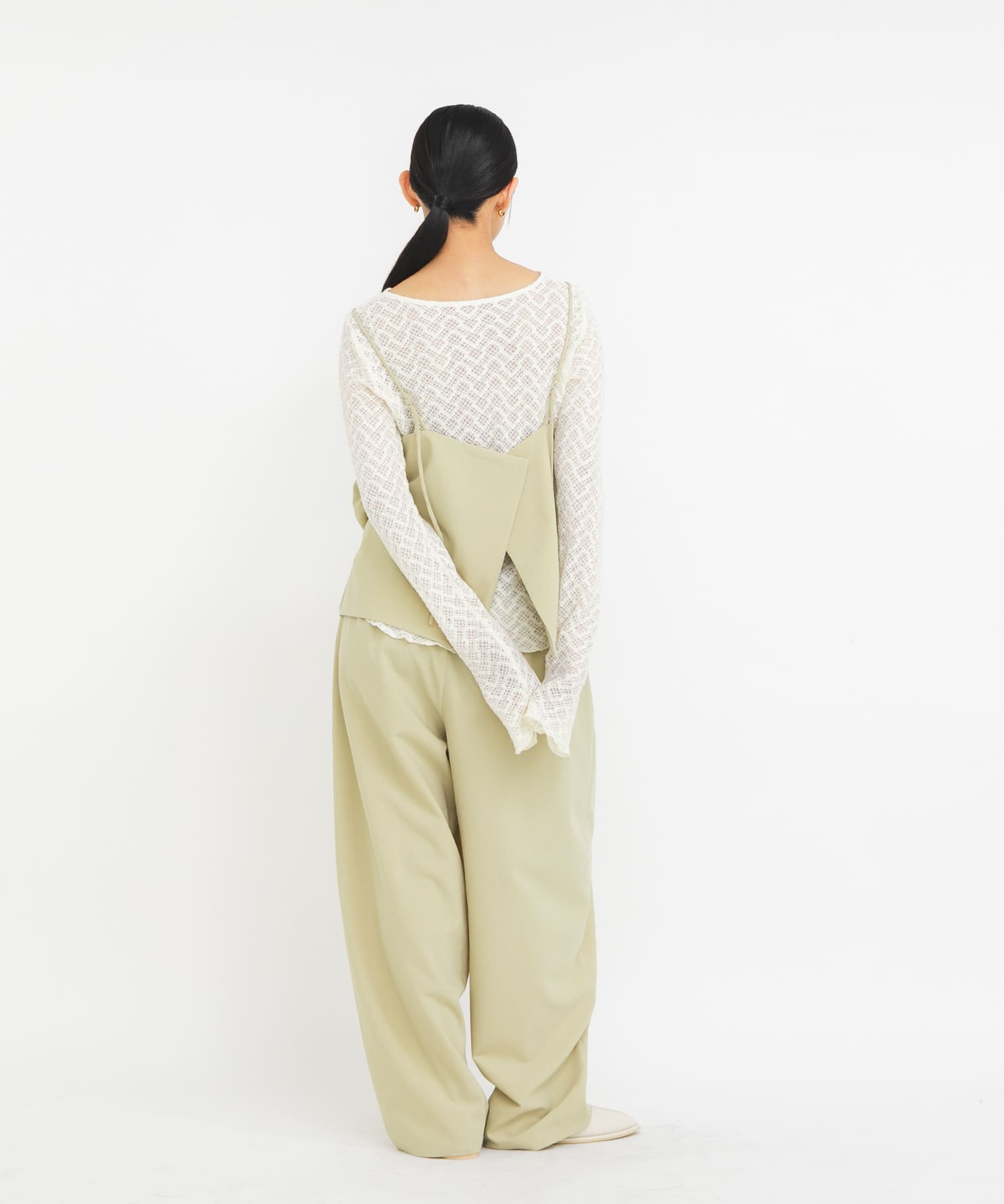 身長 : 163cm サイズ : one