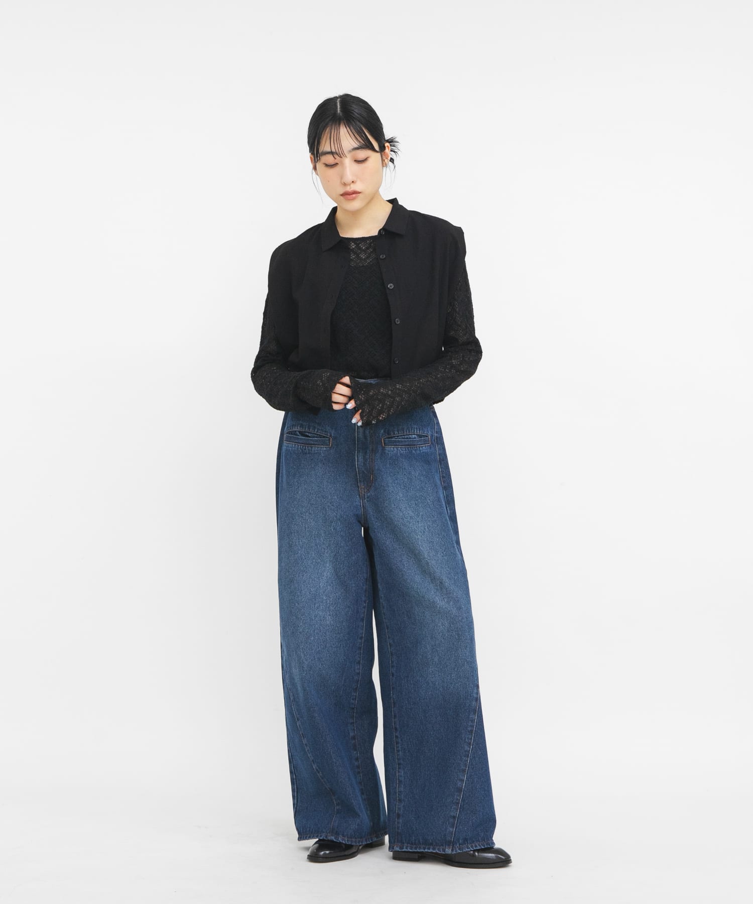 身長 : 160cm サイズ : one