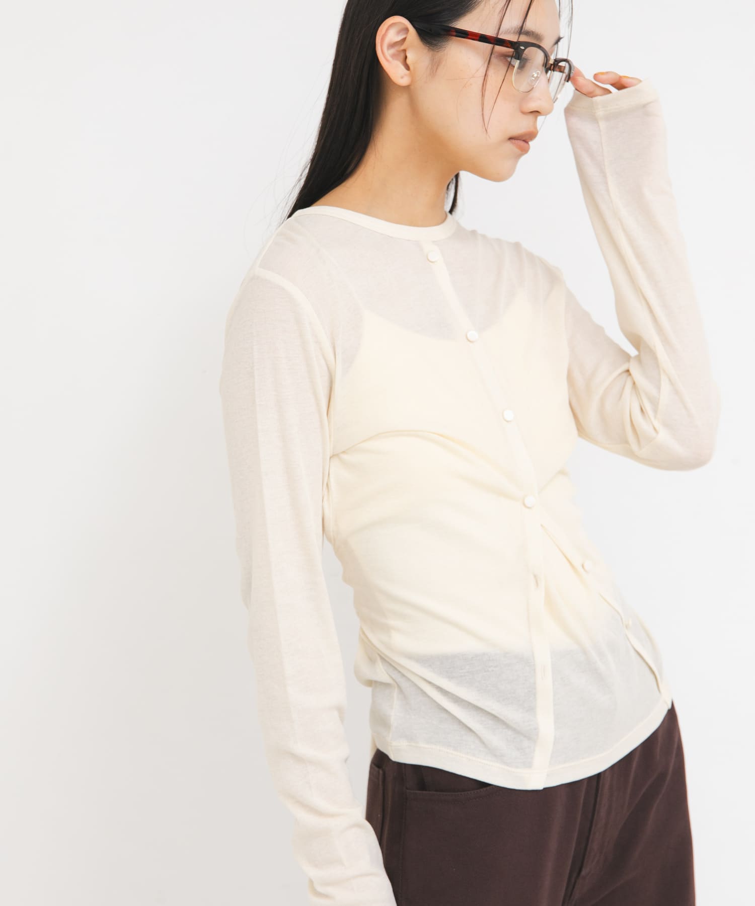 身長：163cm サイズ：one