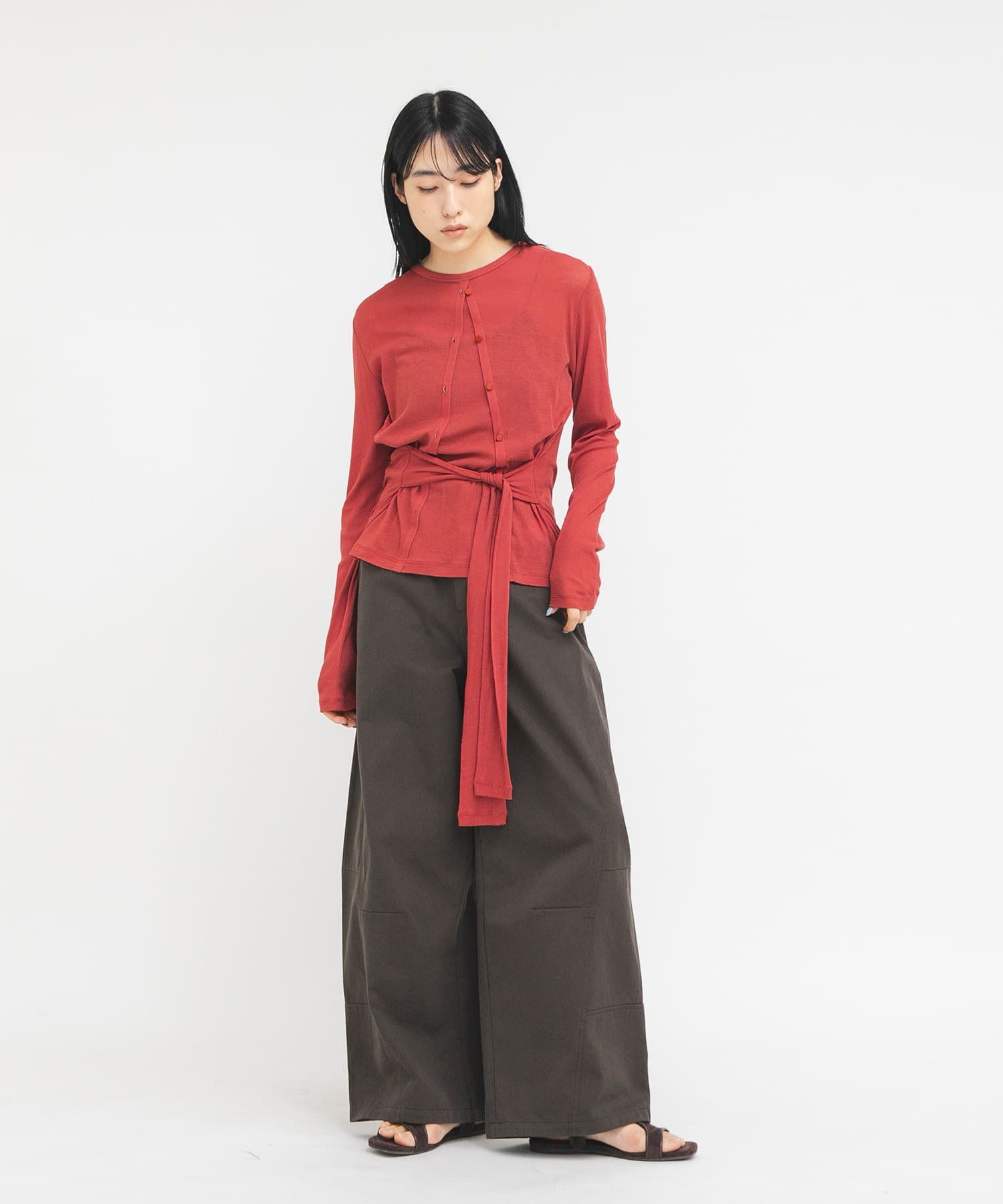身長：160cm サイズ：one