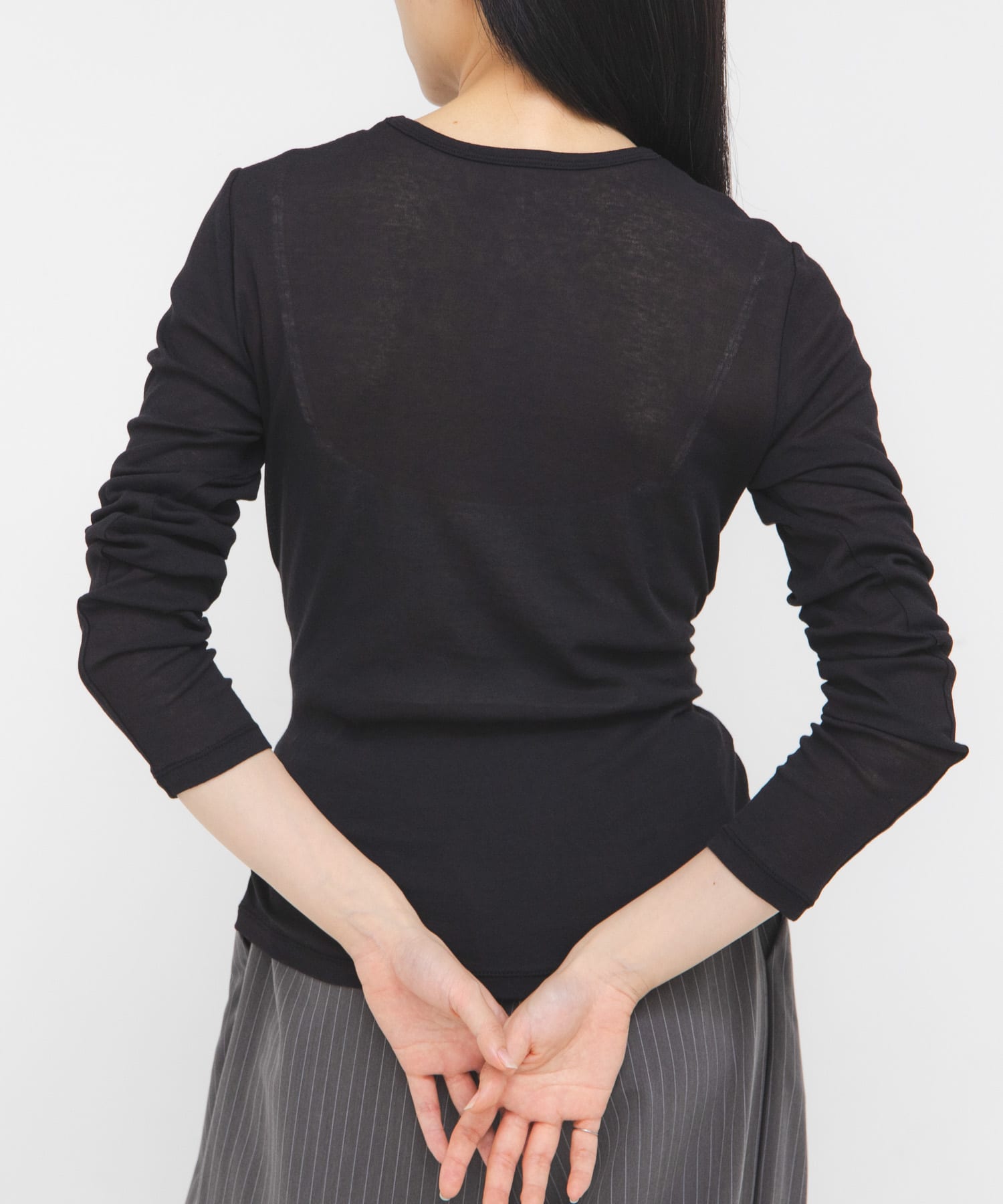 身長：160cm サイズ：one