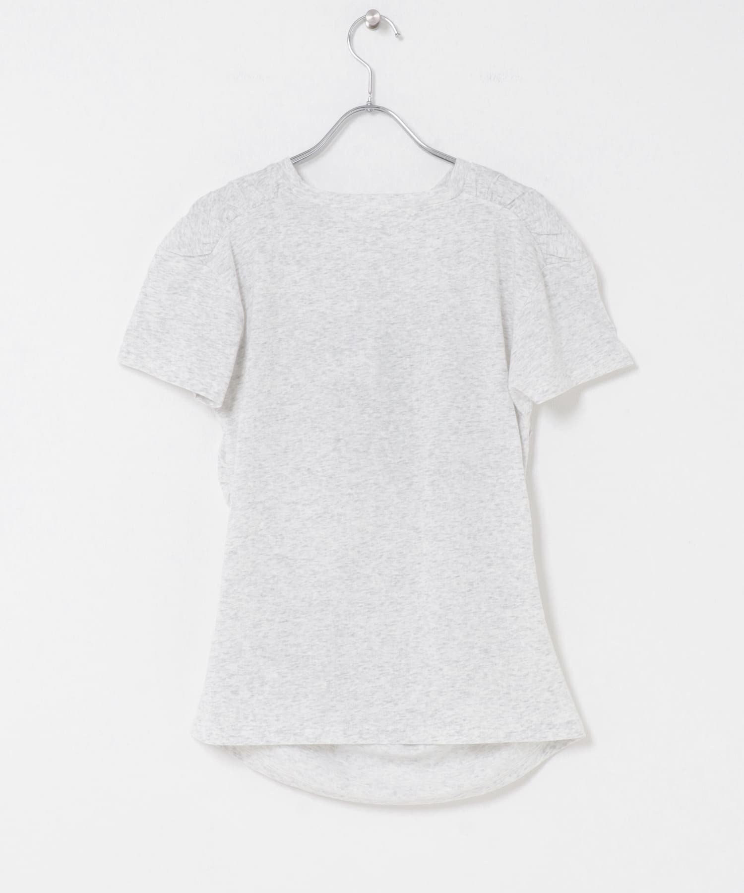 ドレーププリントTEE L.TOPGRAY One