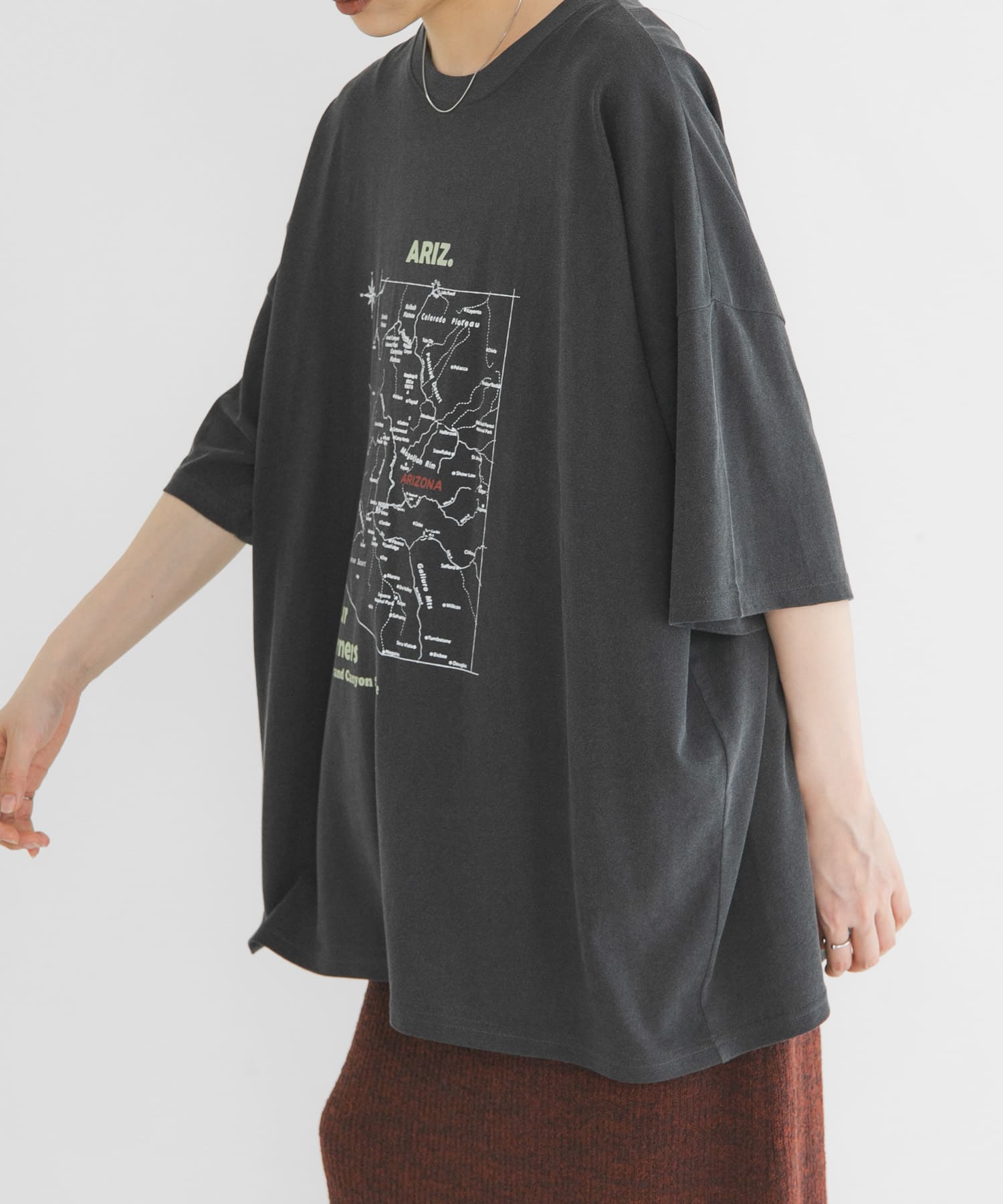 身長：160cm サイズ：one