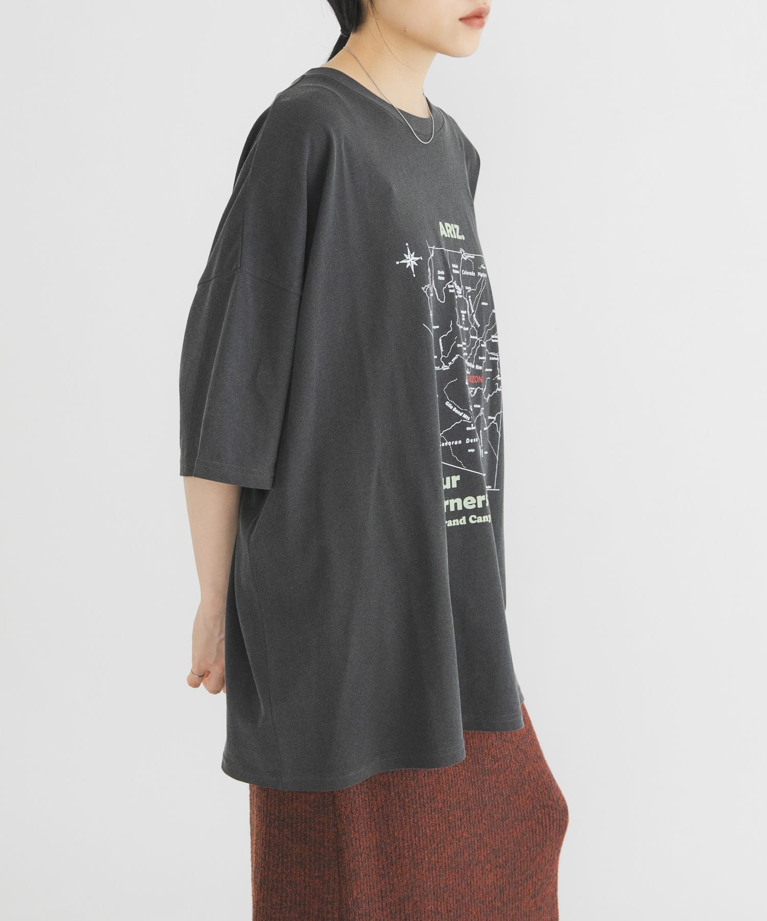 身長：160cm サイズ：one