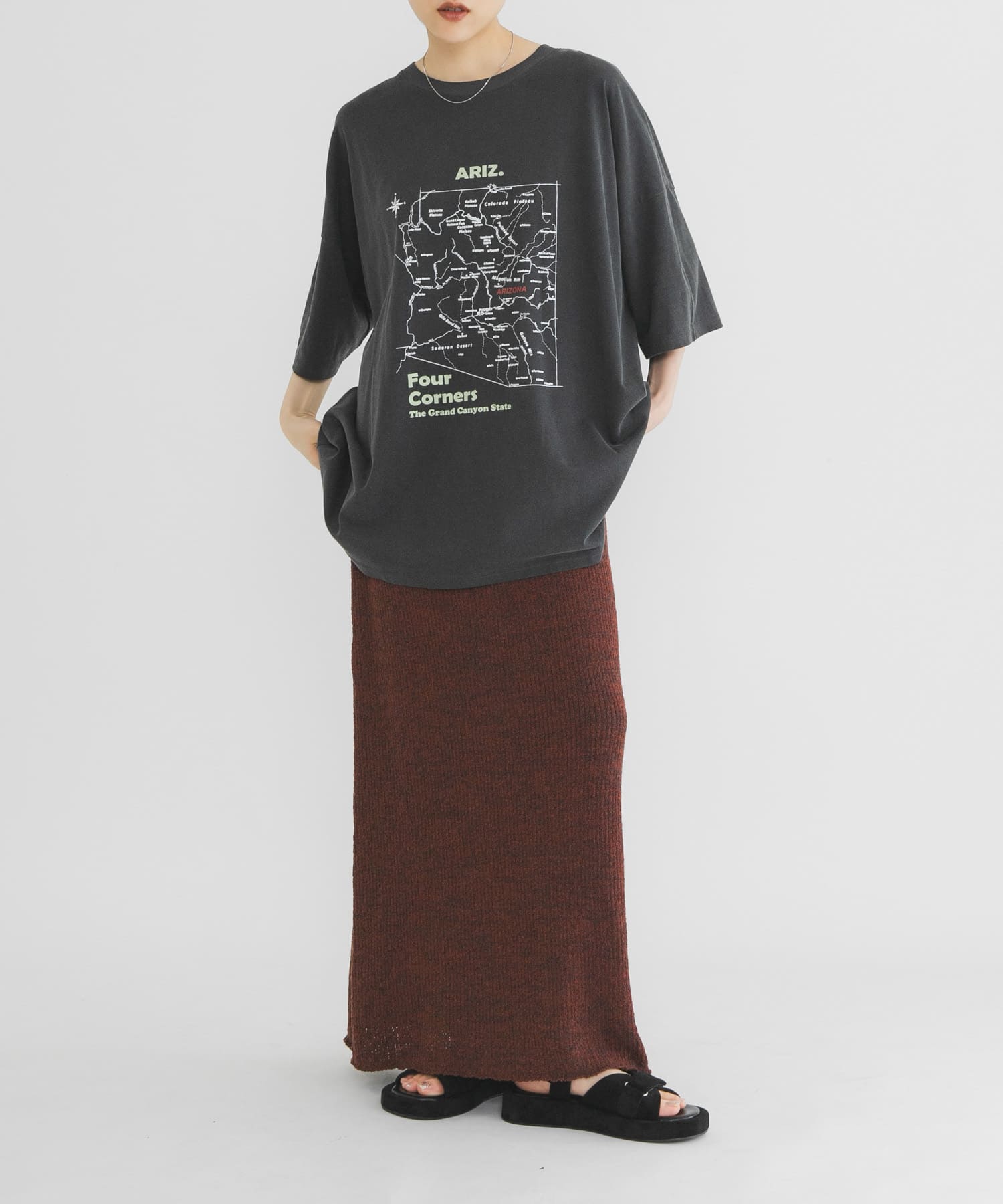 身長：160cm サイズ：one