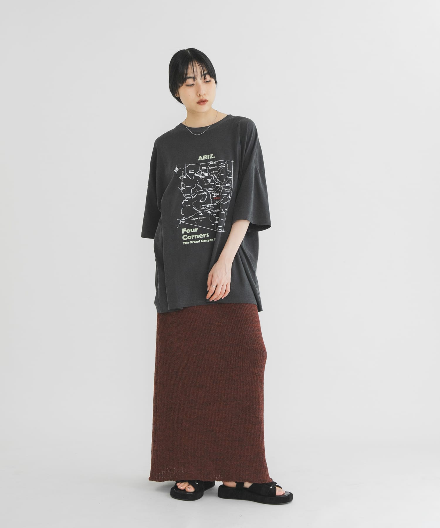 身長：160cm サイズ：one