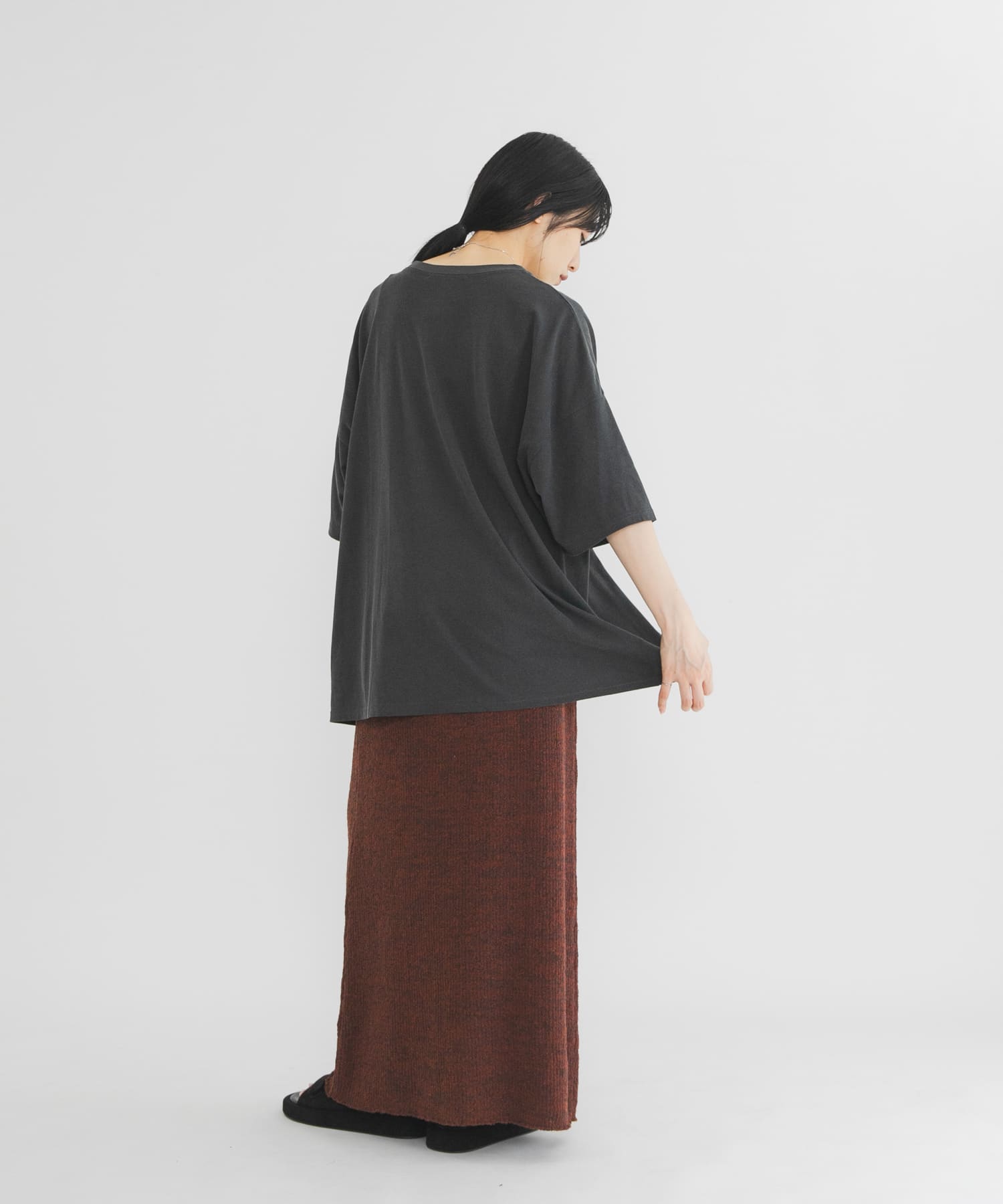 身長：160cm サイズ：one