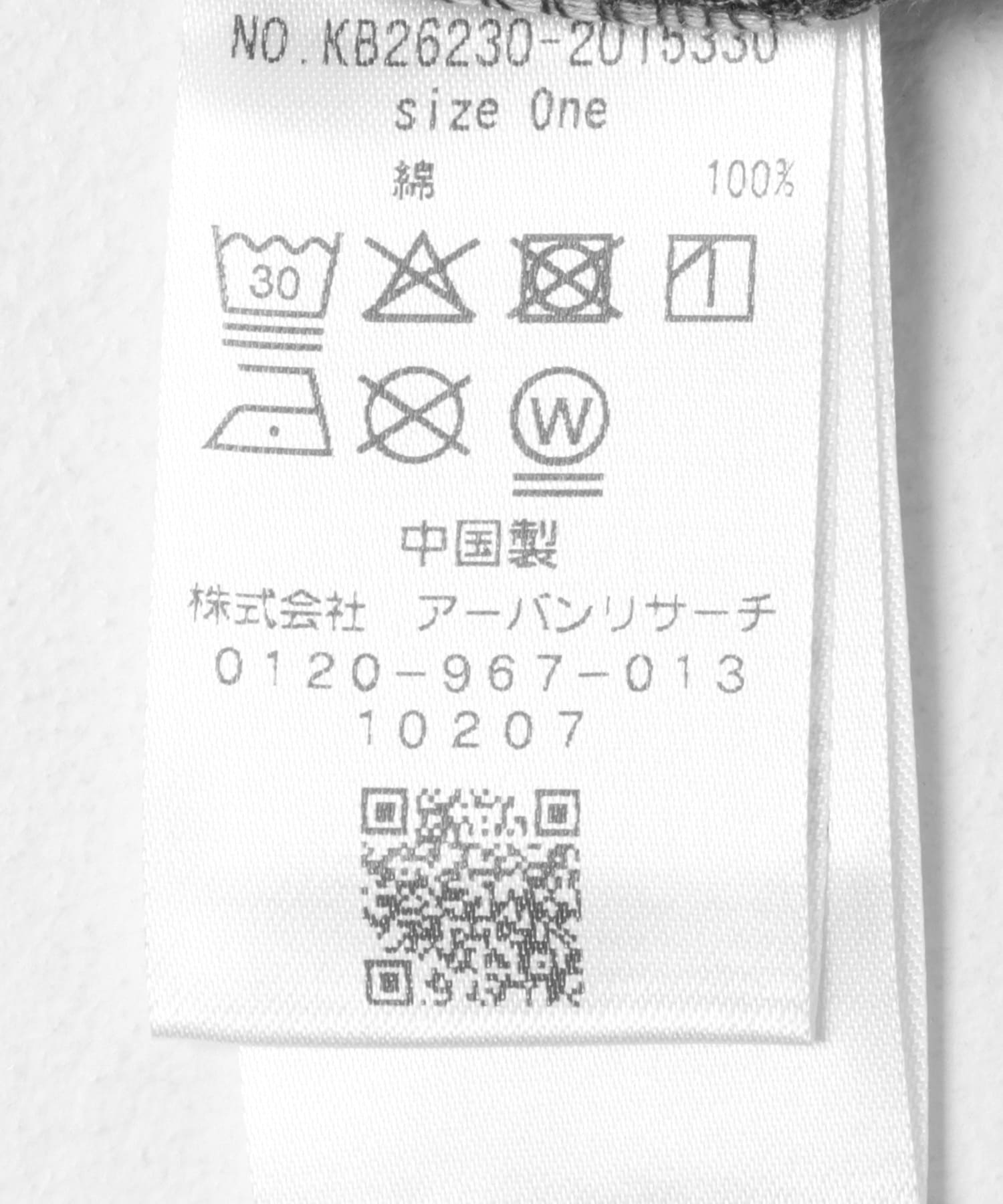 オーバーサイズプリントTEE CHARCOAL One