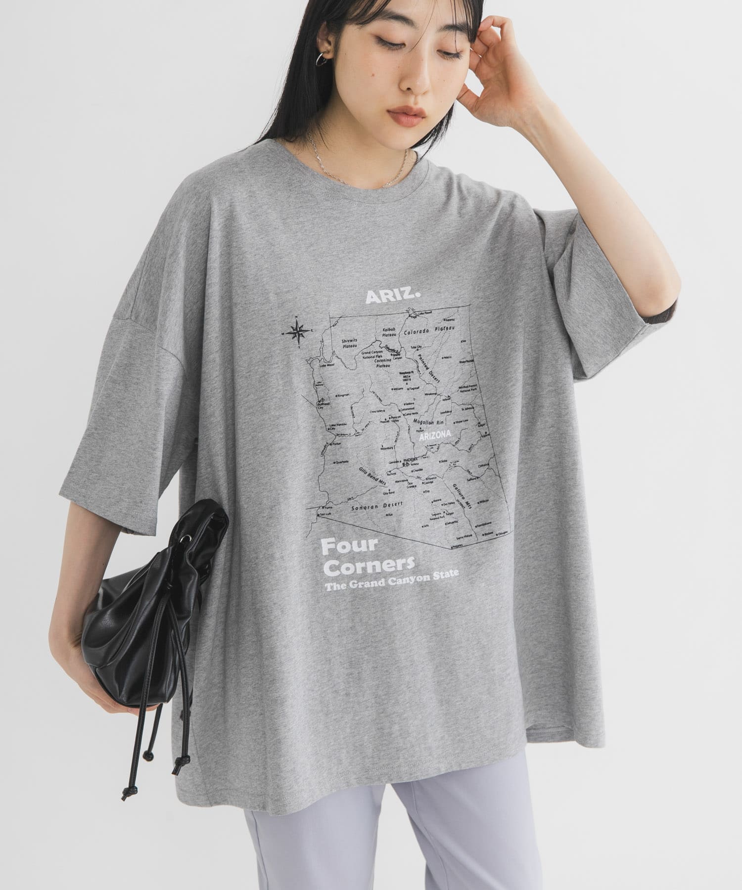 身長：160cm サイズ：one