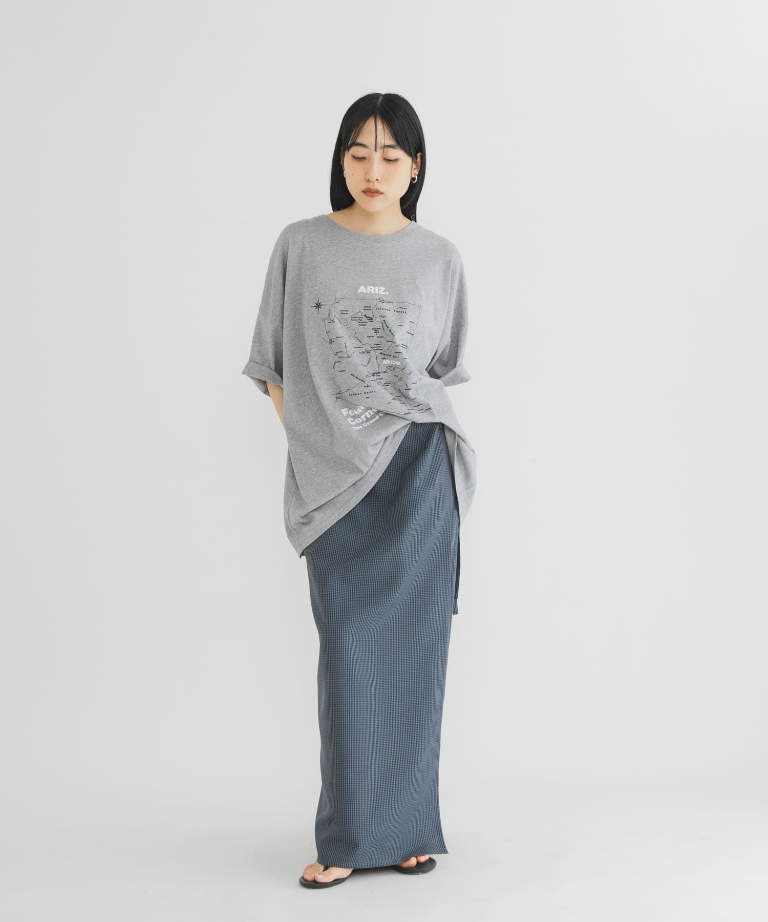 身長：160cm サイズ：one