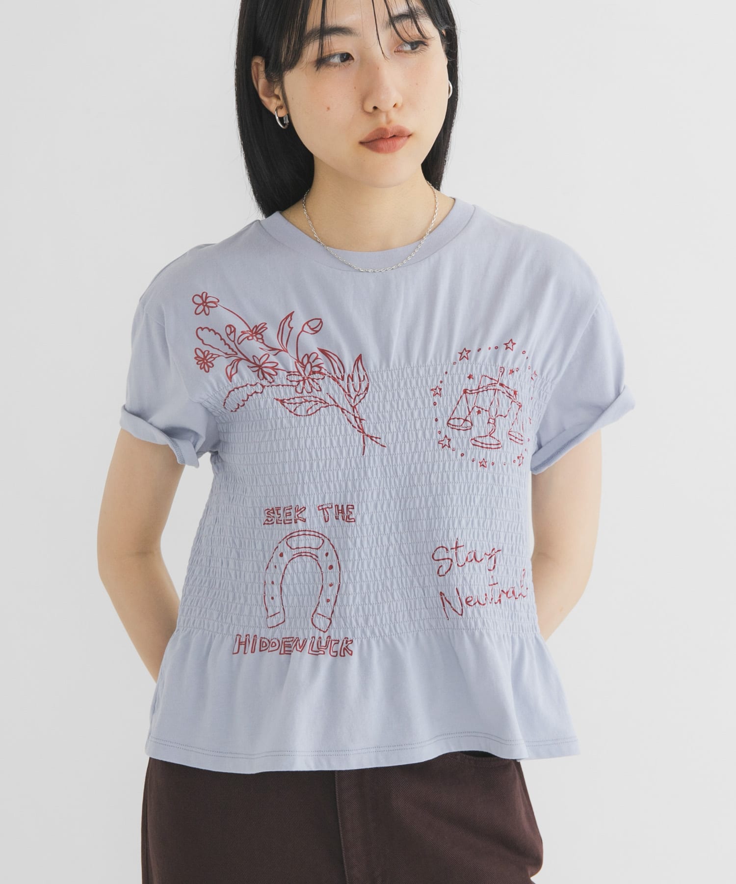 身長：160cm サイズ：one