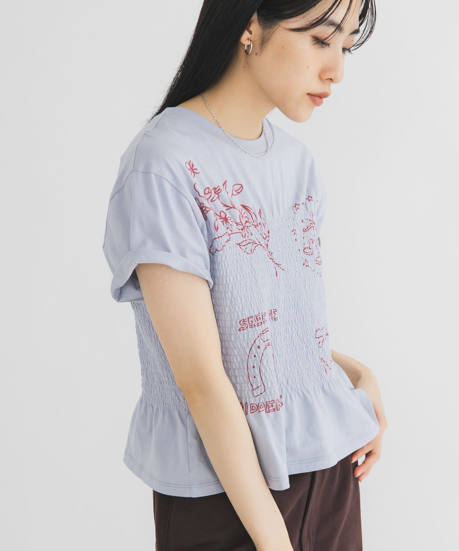 身長：160cm サイズ：one