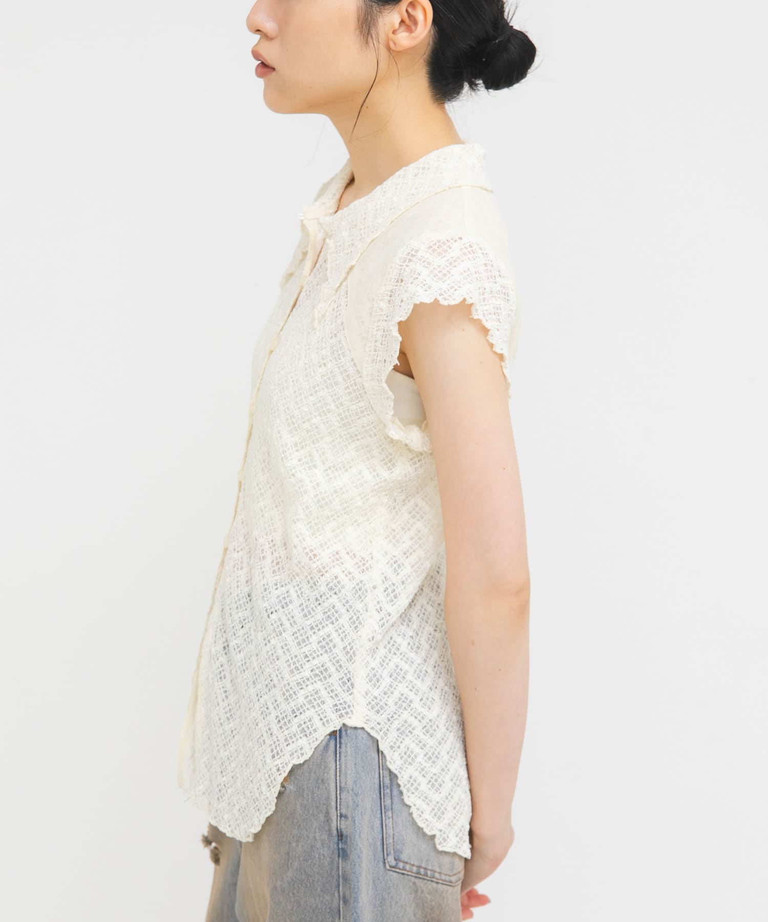 身長：160cm サイズ：one