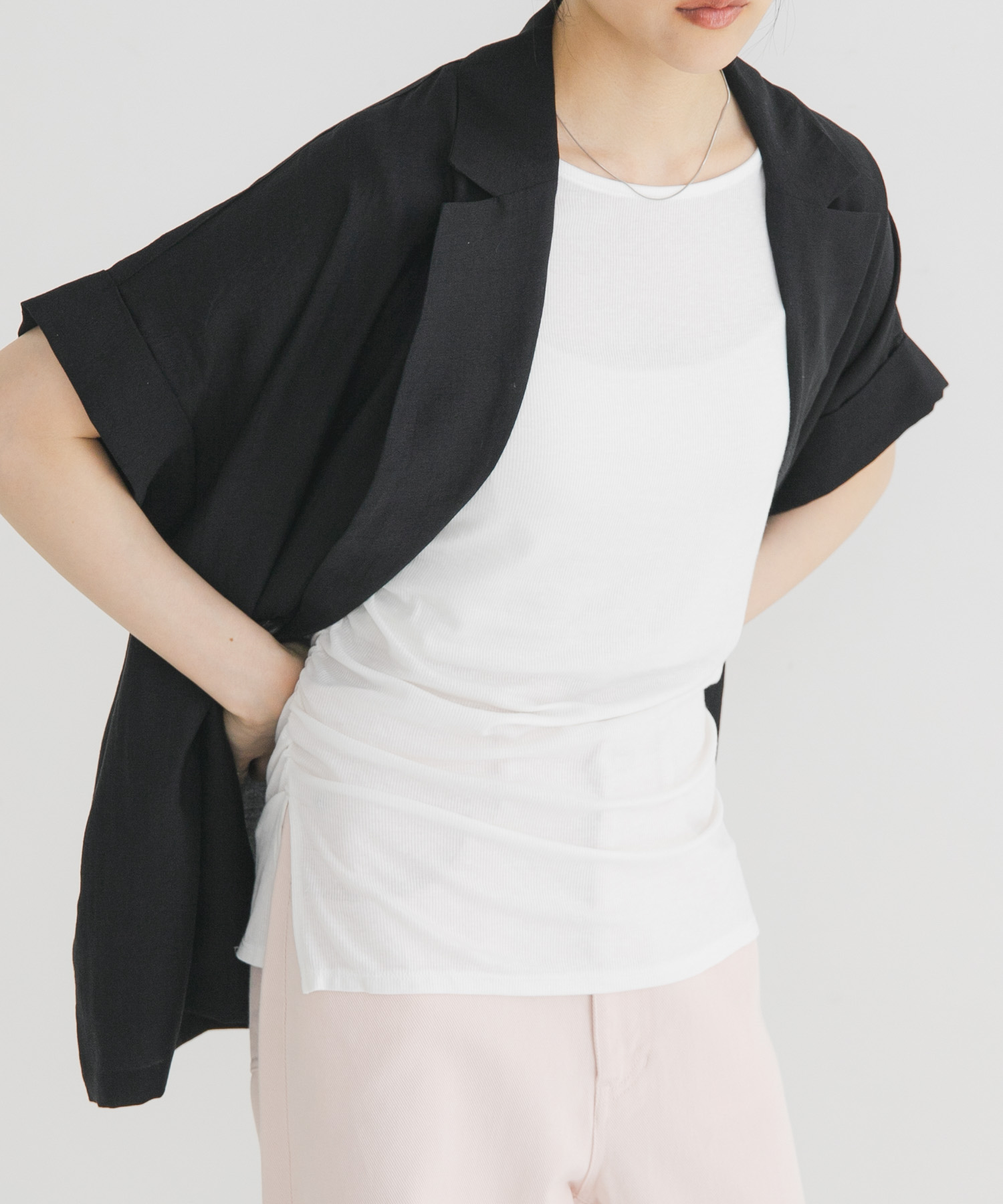 身長：160cm サイズ：one