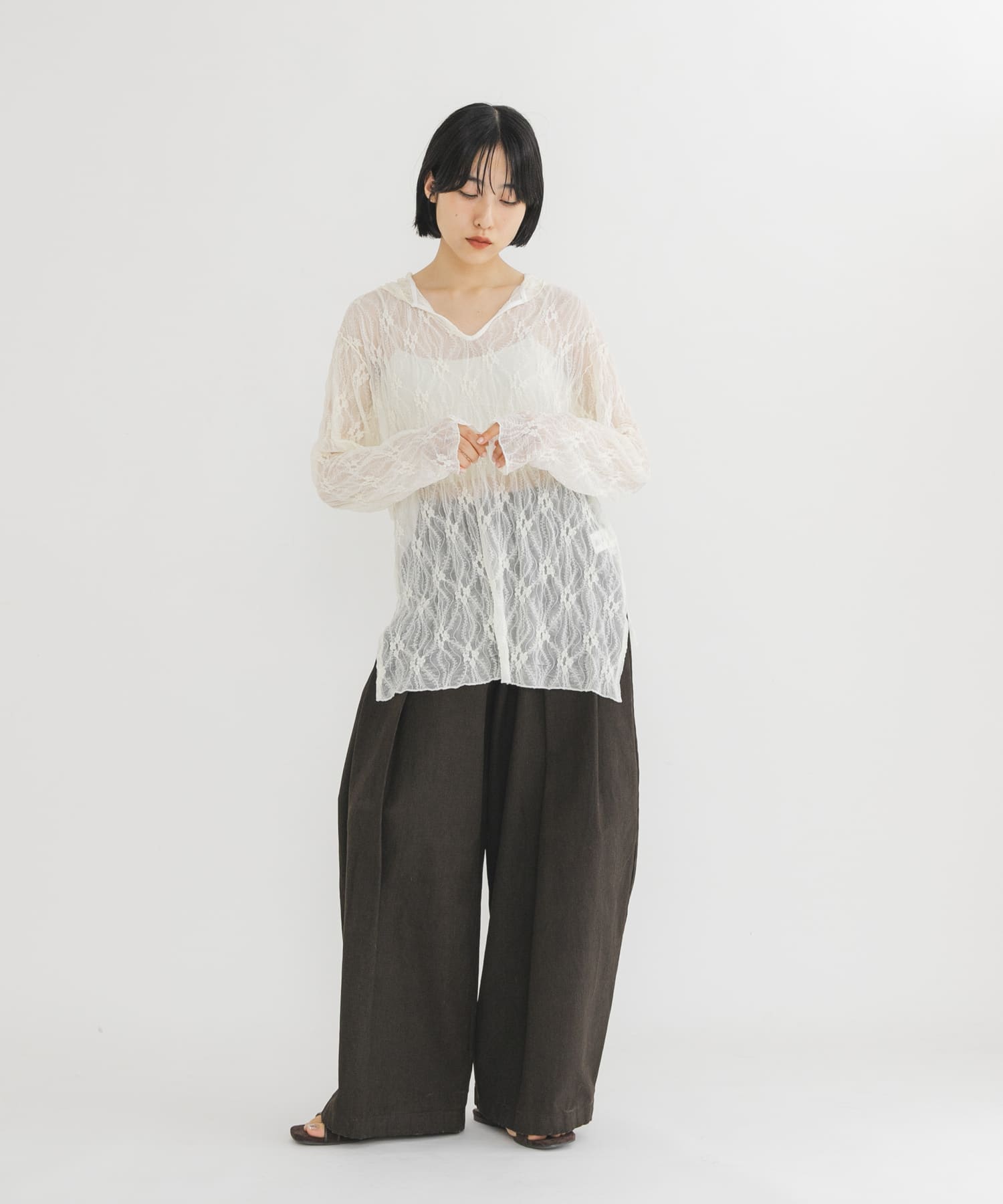 身長 : 160cm サイズ : one