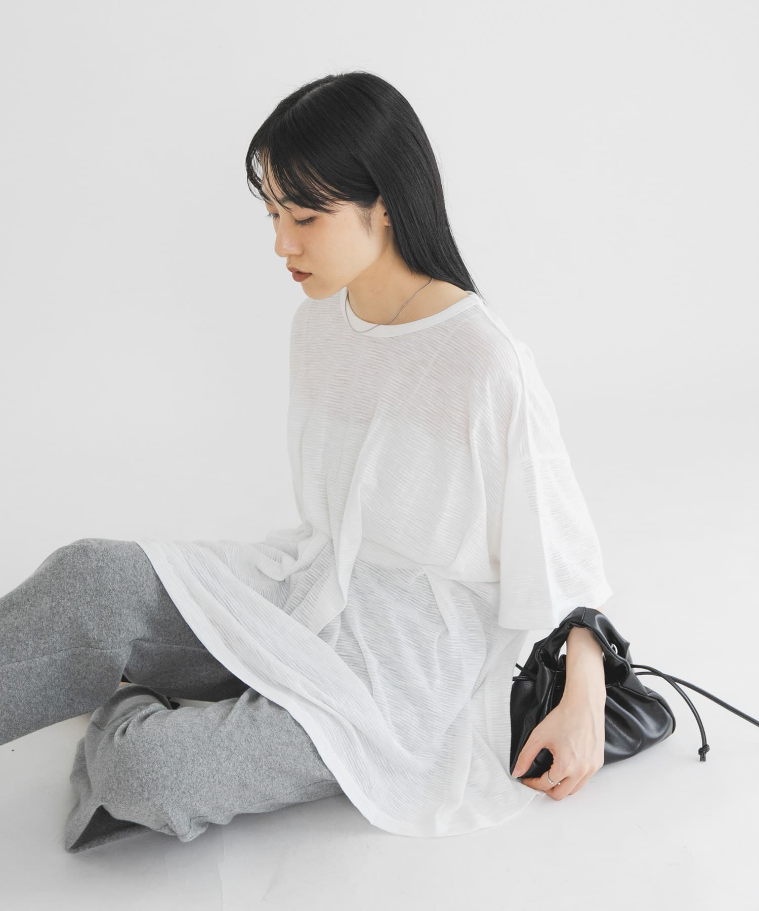 身長 : 160cm サイズ : one
