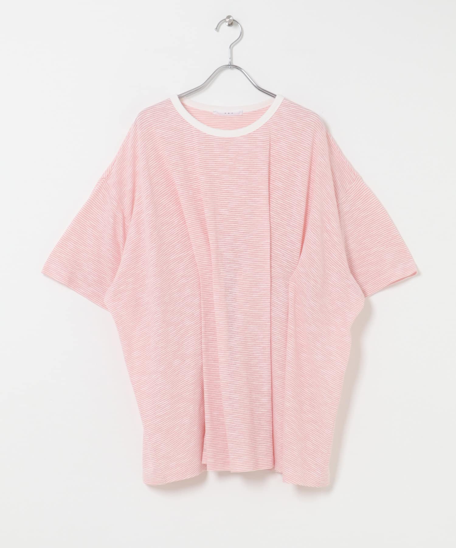 ランダムタックボーダーTEE PINK×OFF One