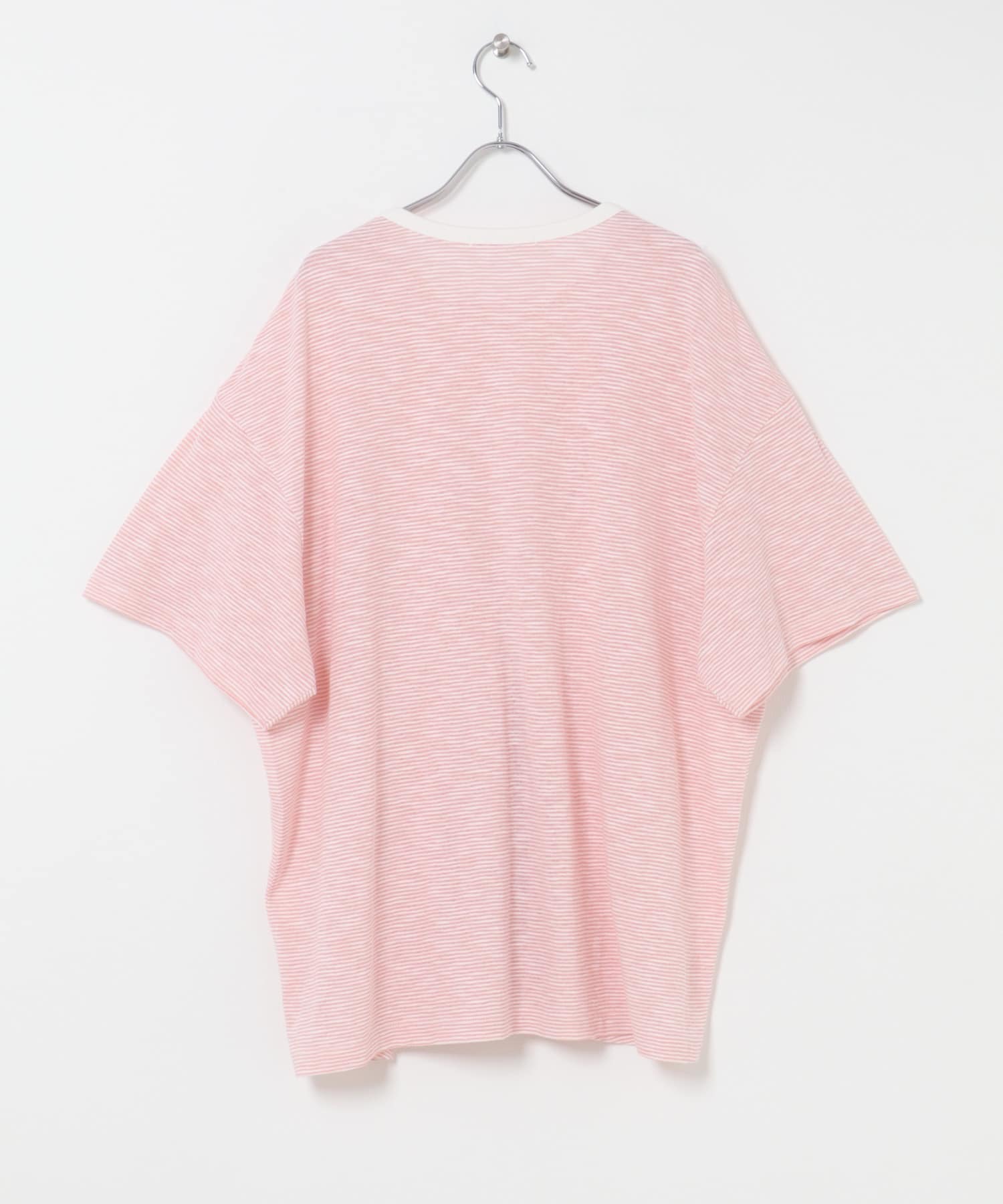 ランダムタックボーダーTEE PINK×OFF One