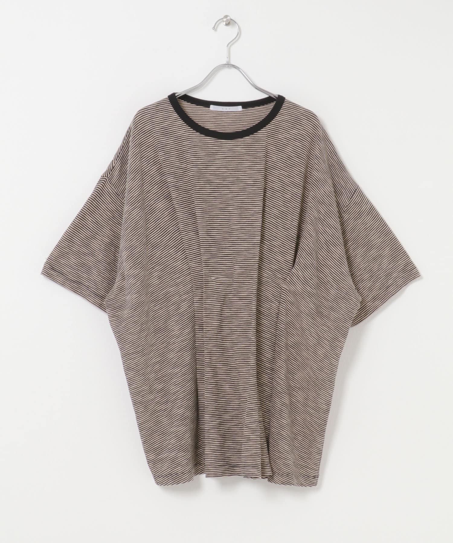 ランダムタックボーダーTEE BLK×BEG One