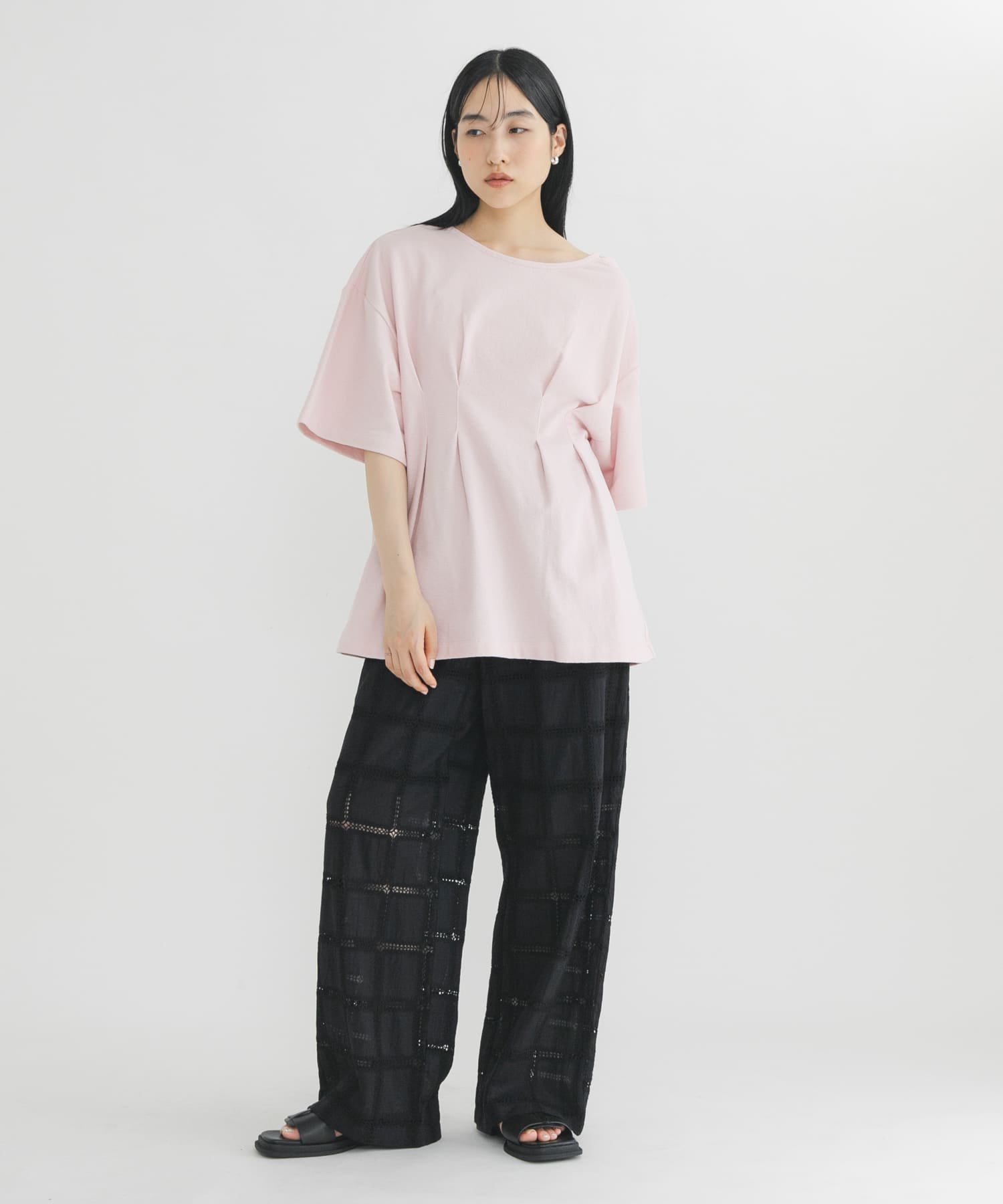 スナップショルダールーズTEE