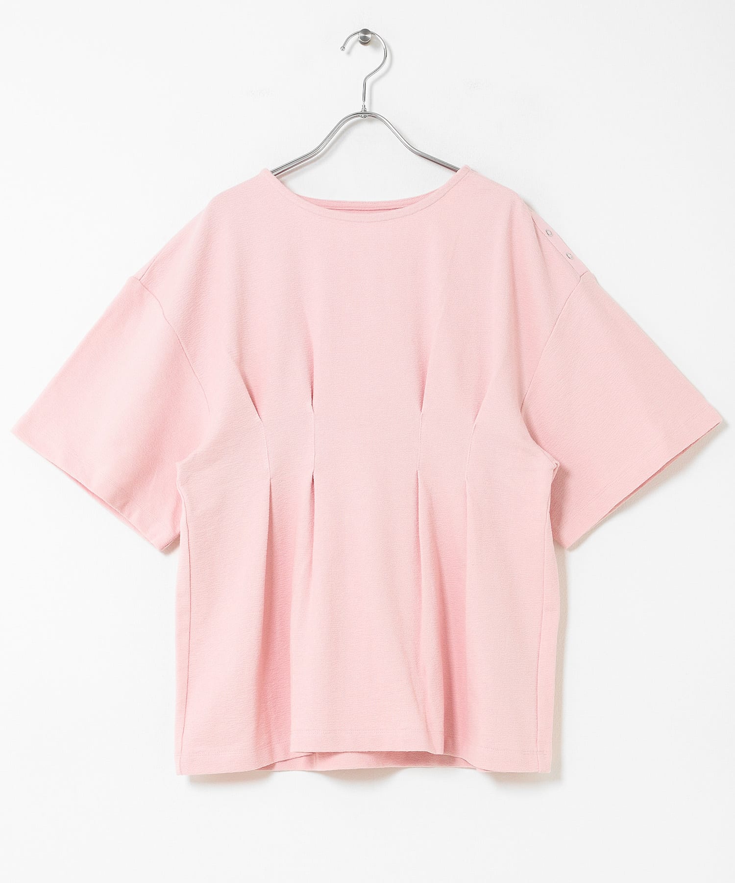 スナップショルダールーズTEE PINK One