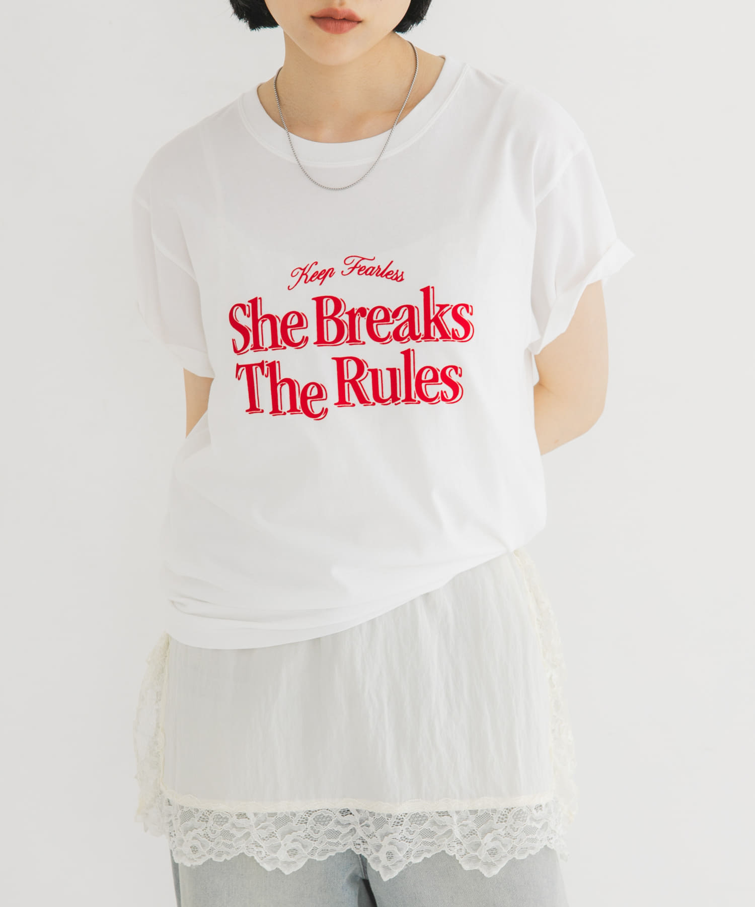 フロッキーロゴTEE