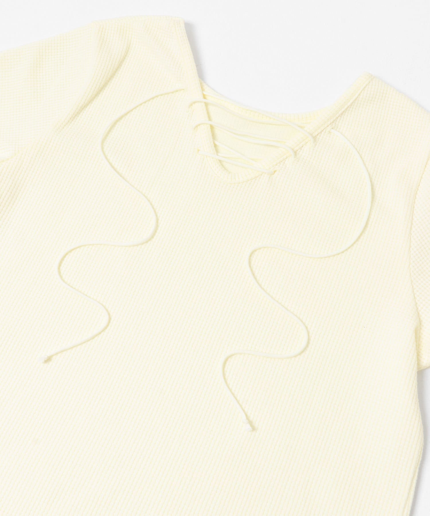 2WAYレースアップトップス IVORY One