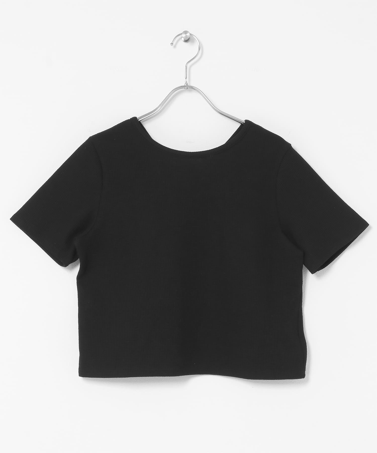 2WAYレースアップトップス BLACK One