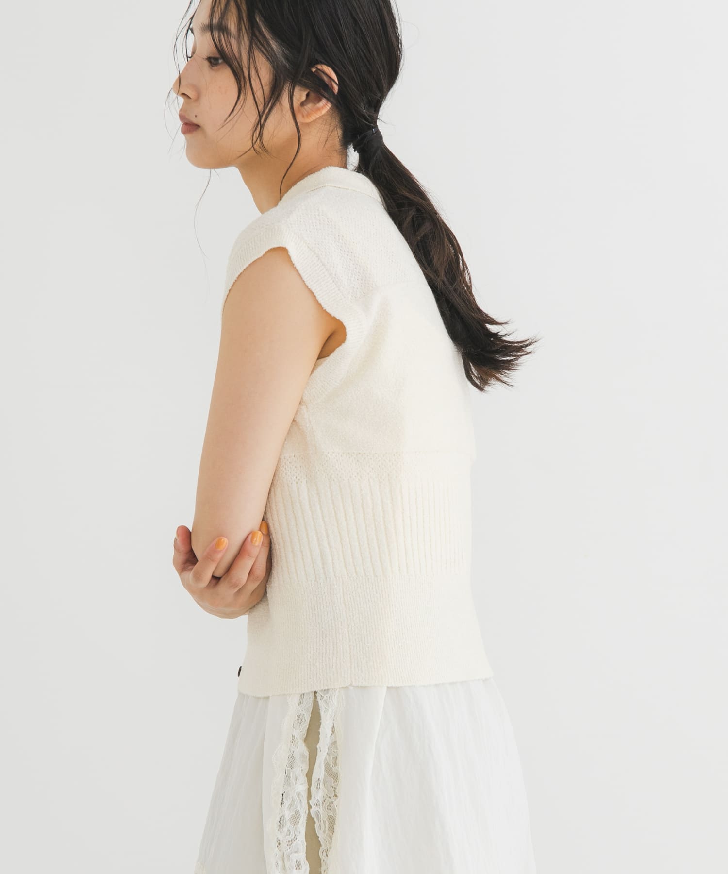 身長：163cm サイズ：one