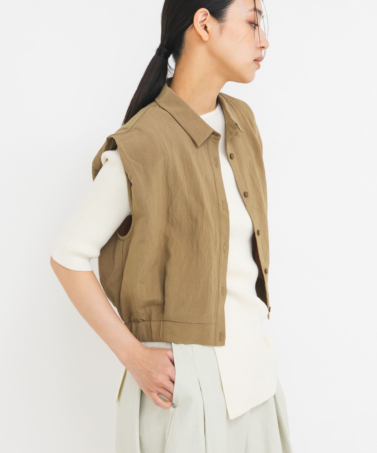 身長 : 163cm サイズ : one