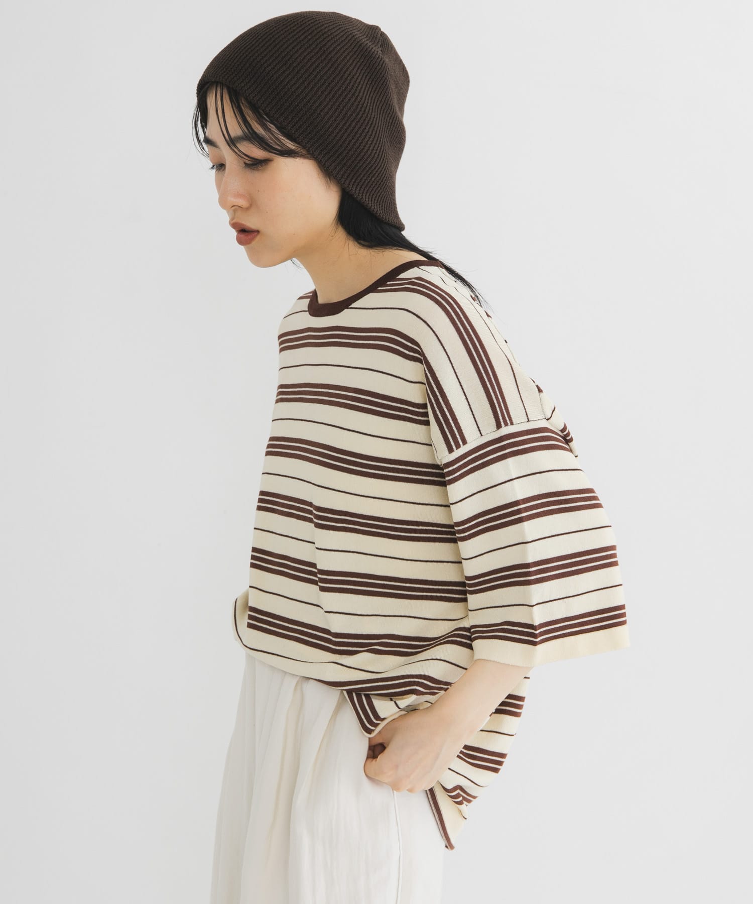 BIGボーダーニット