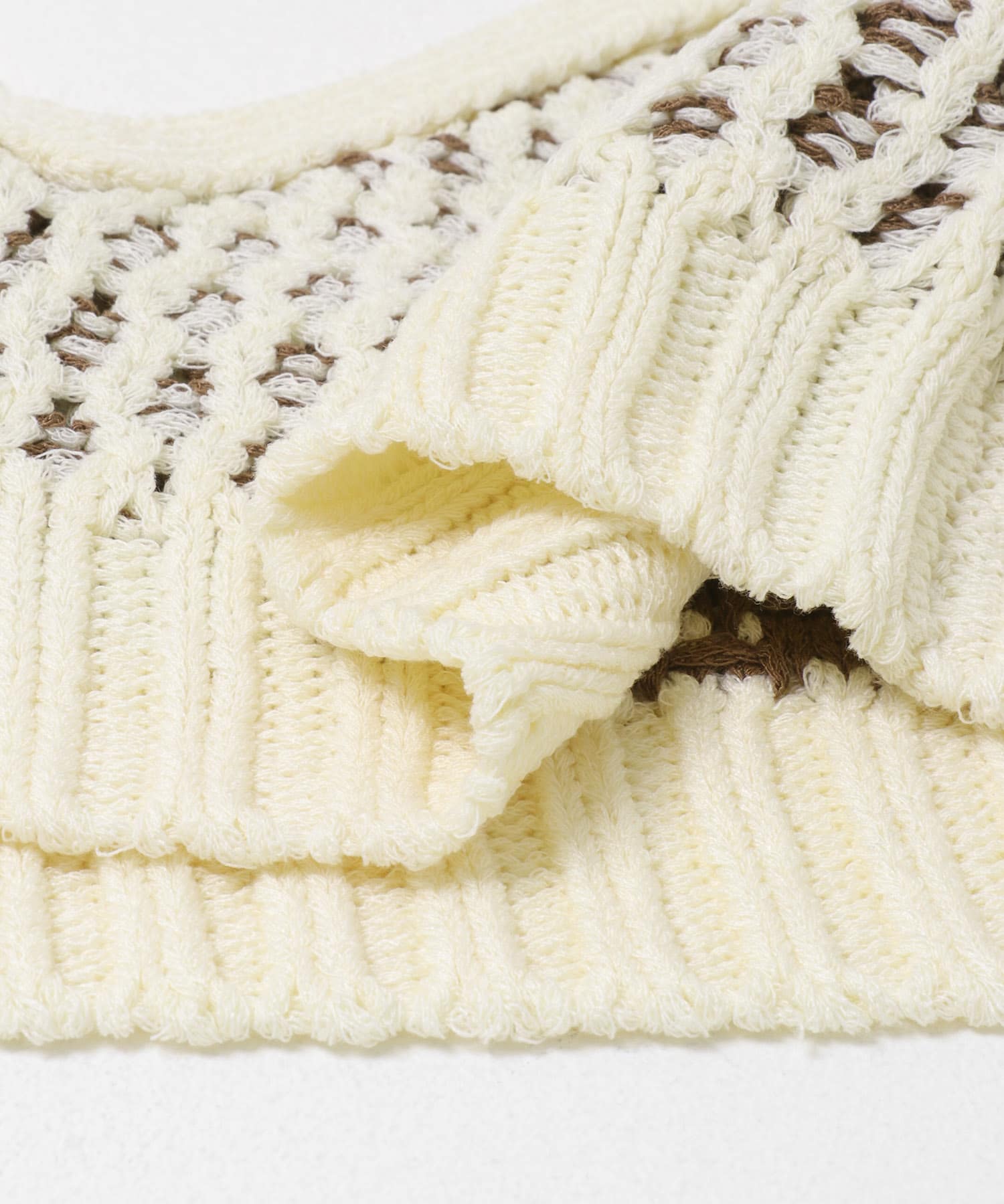 ハニカムニットブラビスチェ IVO×BRN One