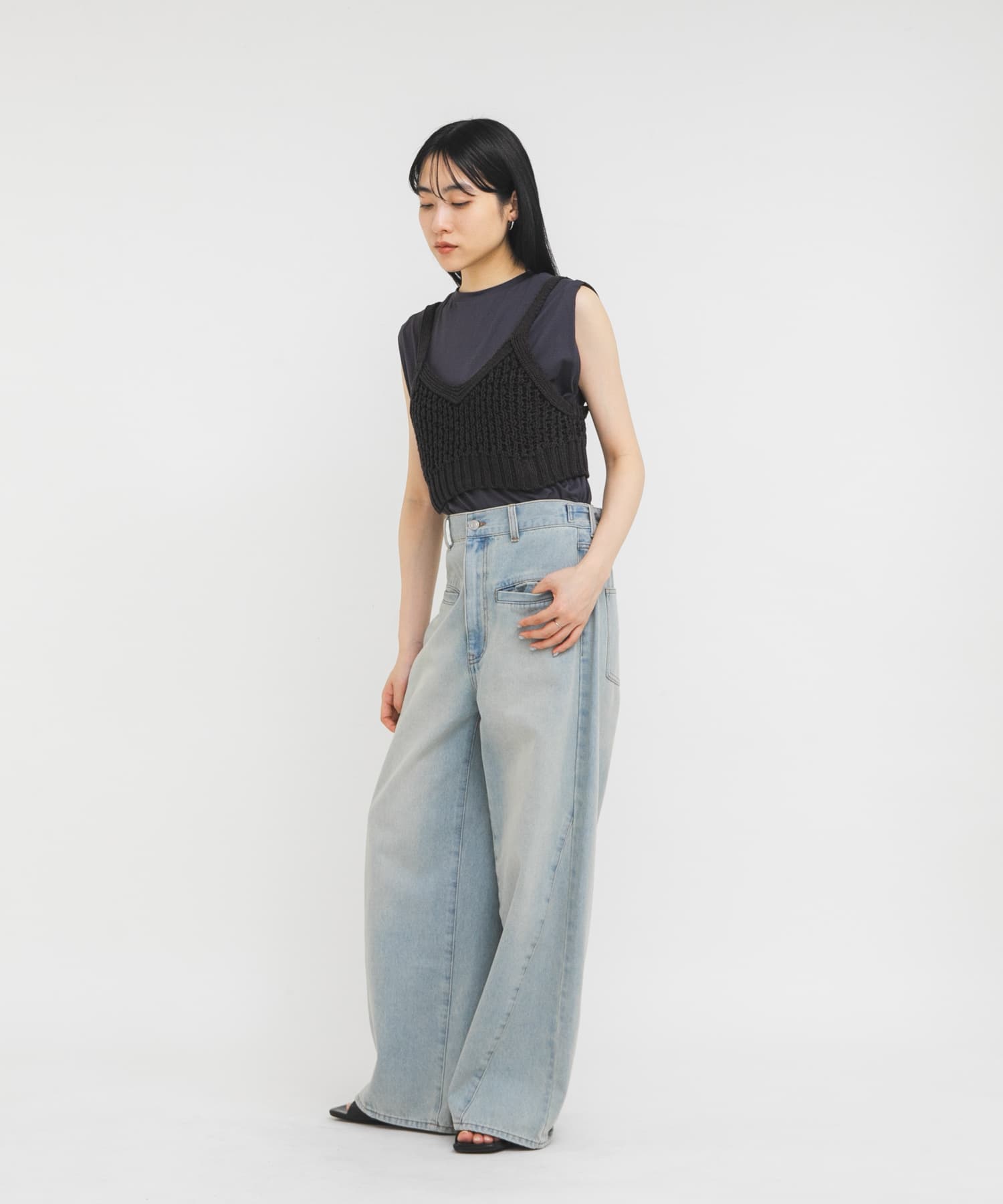 身長 : 160cm サイズ : one