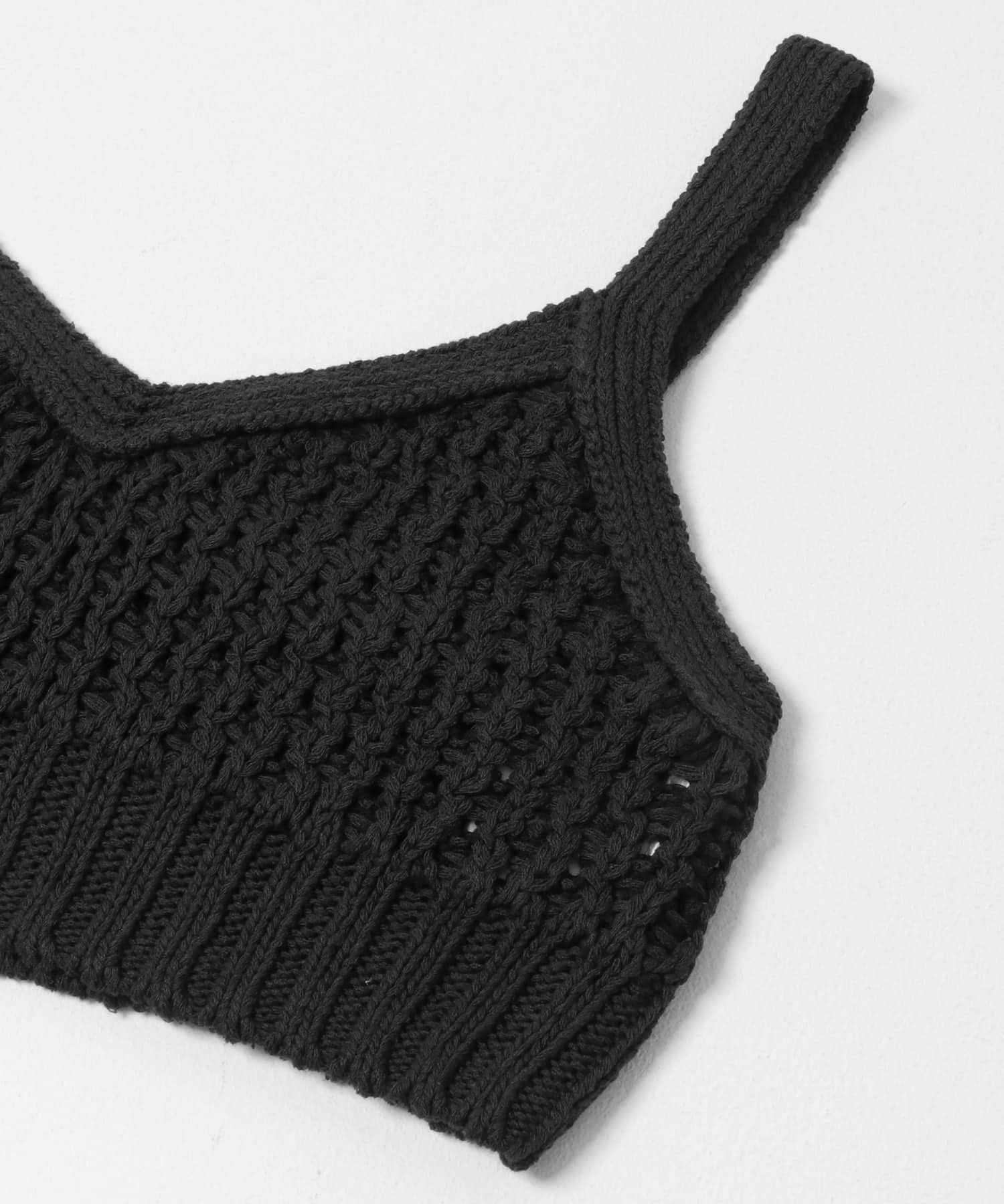 ハニカムニットブラビスチェ CCL×BLK One