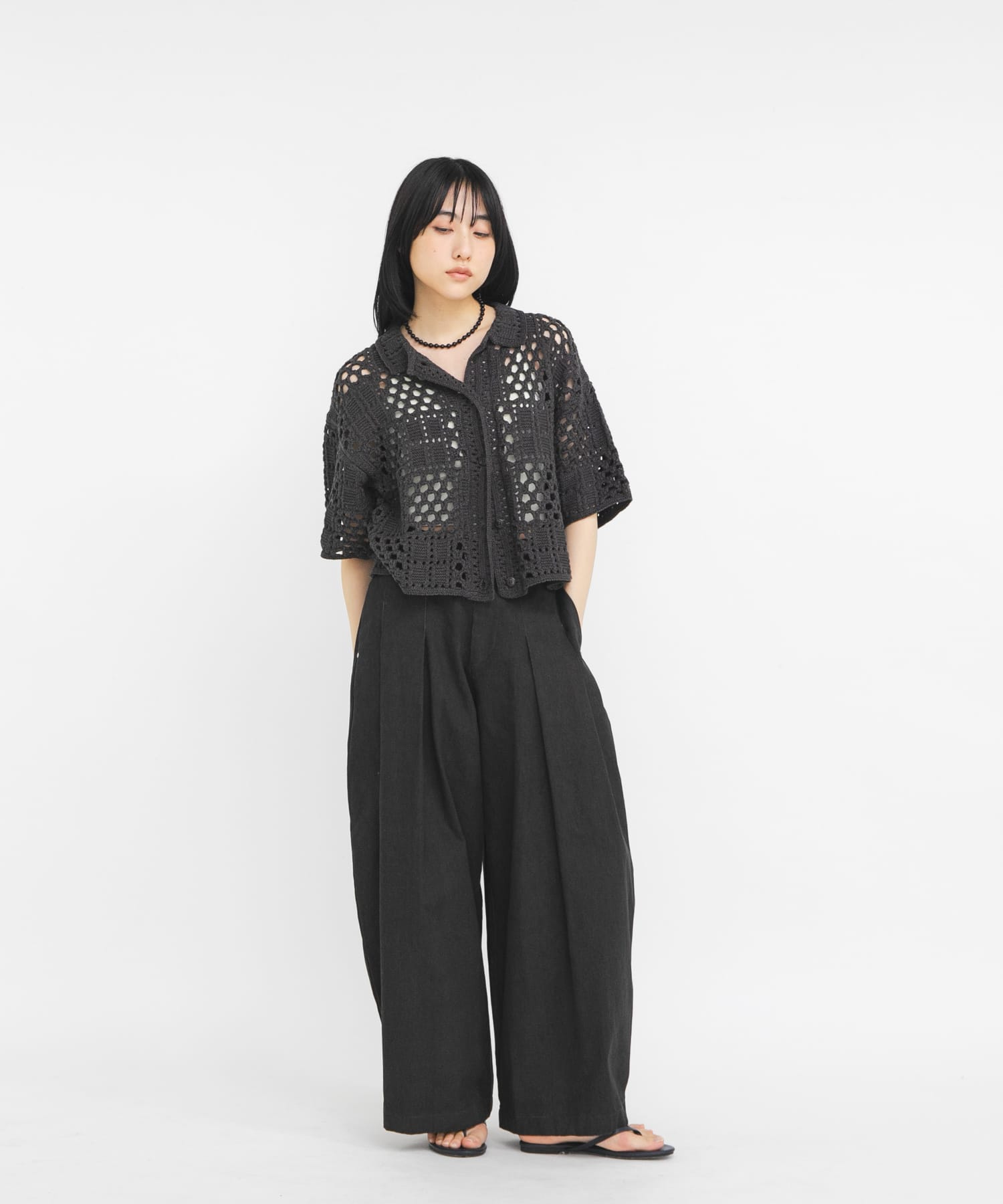 クロシェニットシャツ(One IVORY): トップス｜URBAN RESEARCH公式