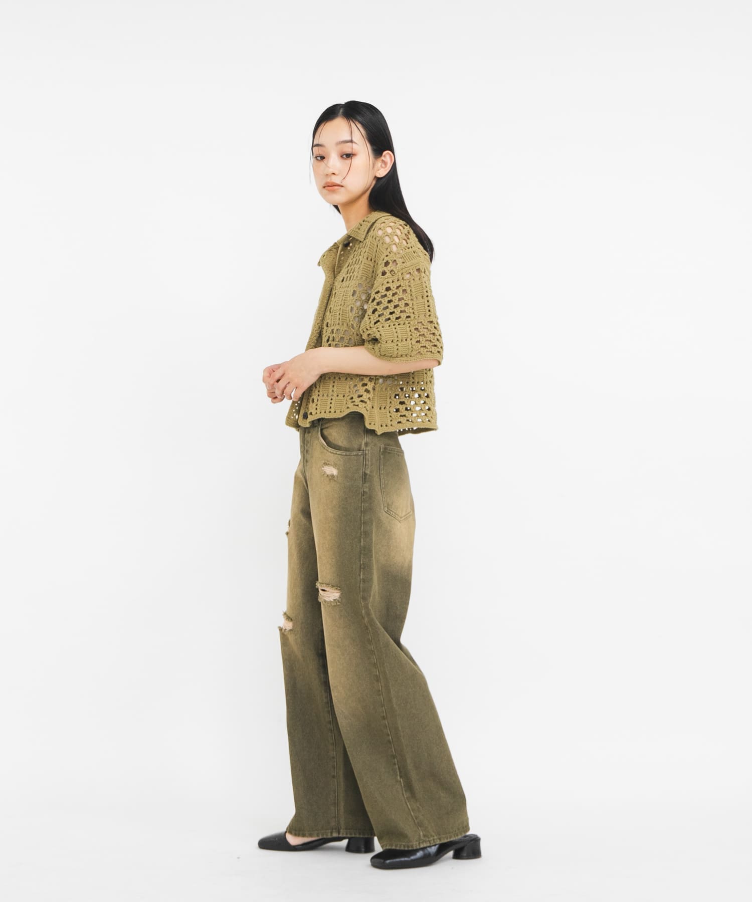 クロシェニットシャツ(One IVORY): トップス｜URBAN RESEARCH公式