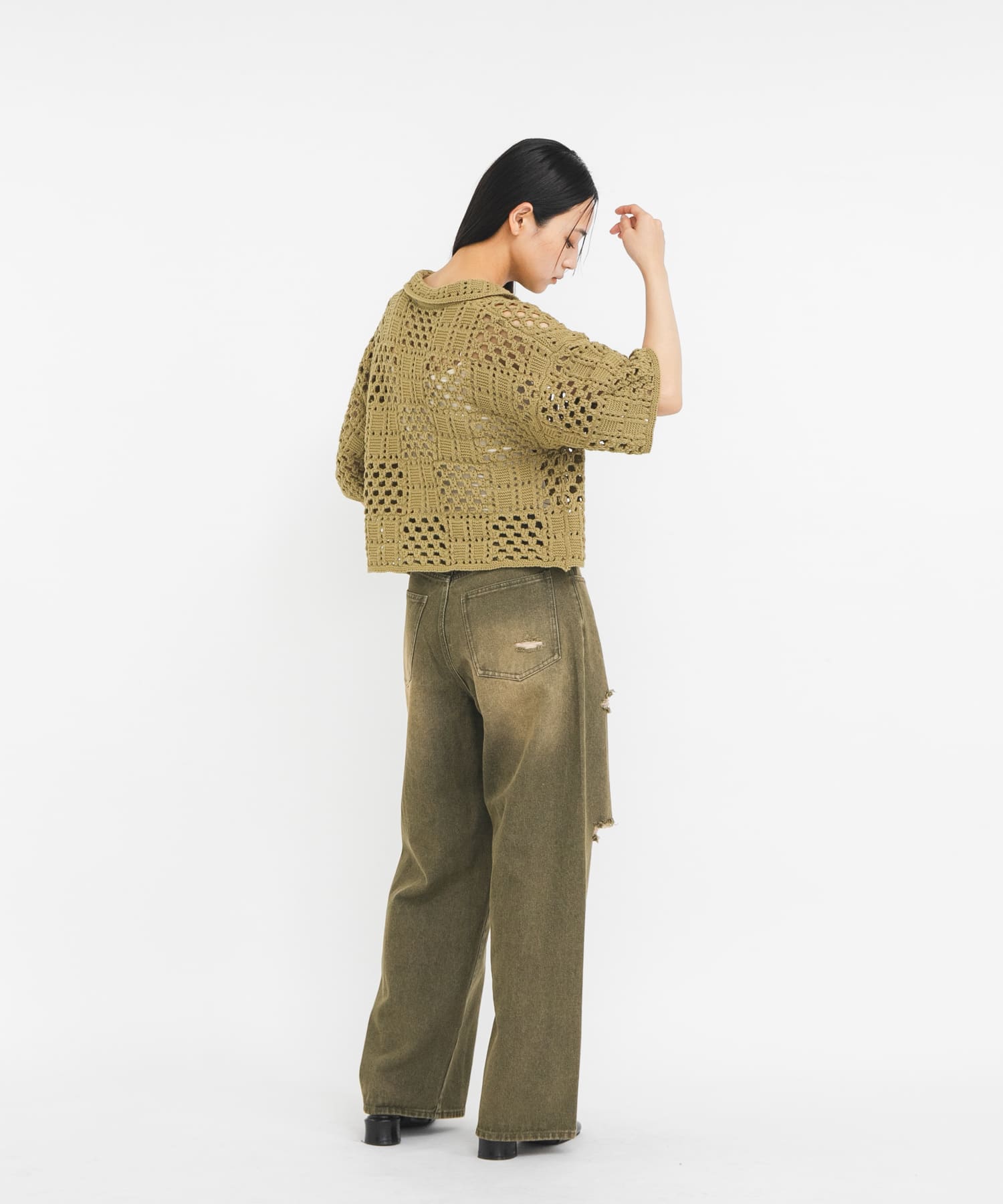クロシェニットシャツ(One IVORY): トップス｜URBAN RESEARCH公式