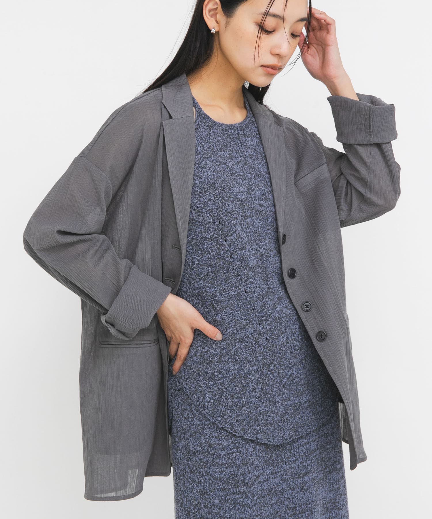 身長 : 160cm サイズ : one