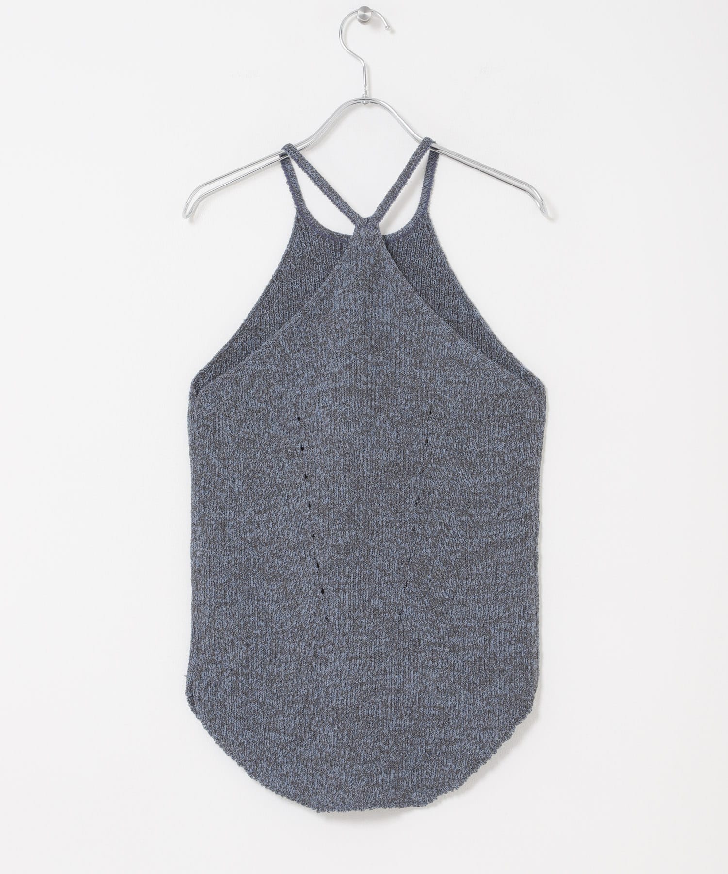 メランジRIBタンクトップ BLUE One