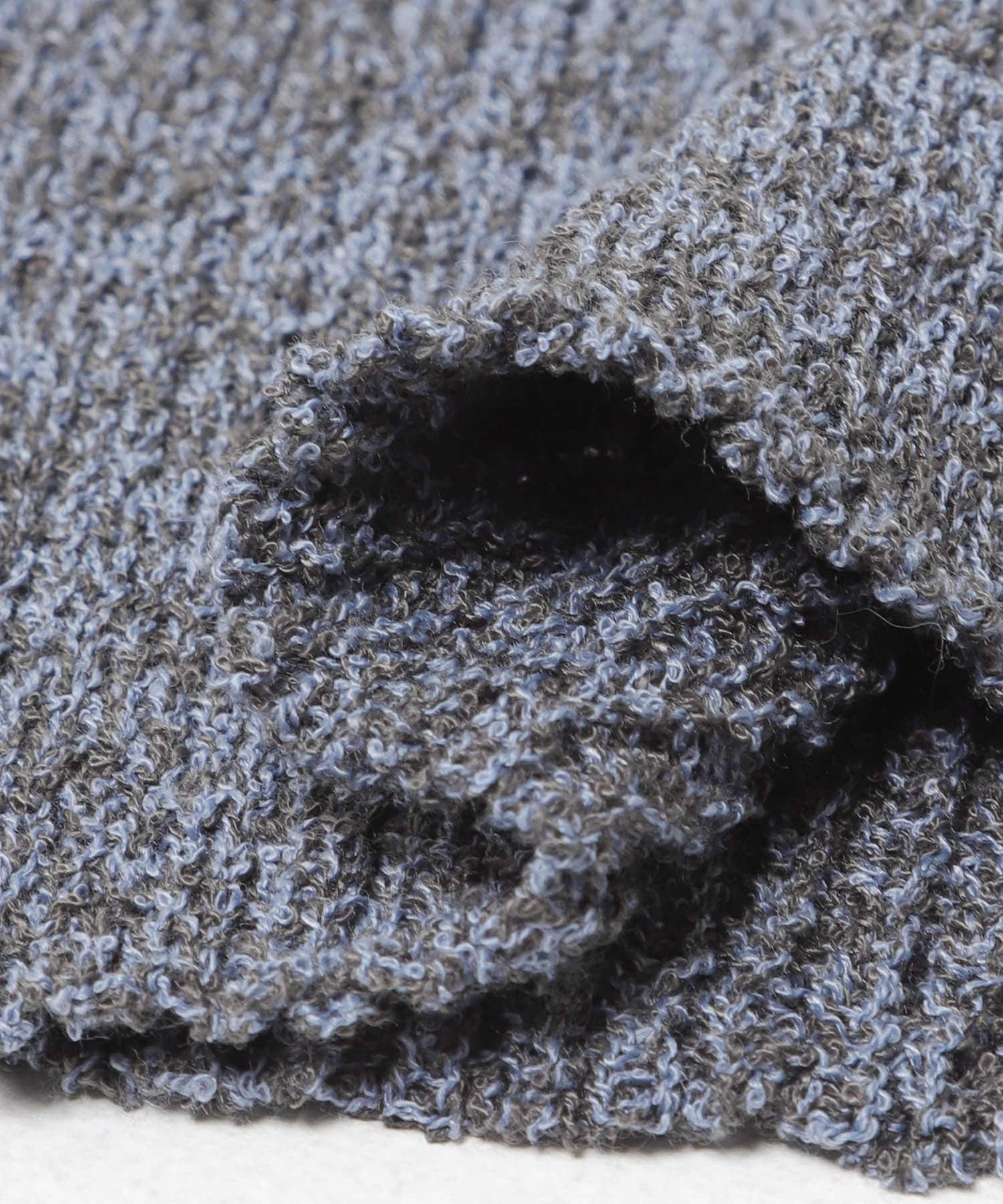 メランジRIBタンクトップ BLUE One