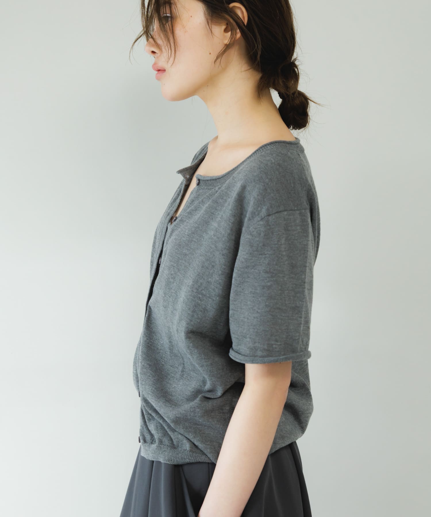 身長 : 159cm サイズ : one