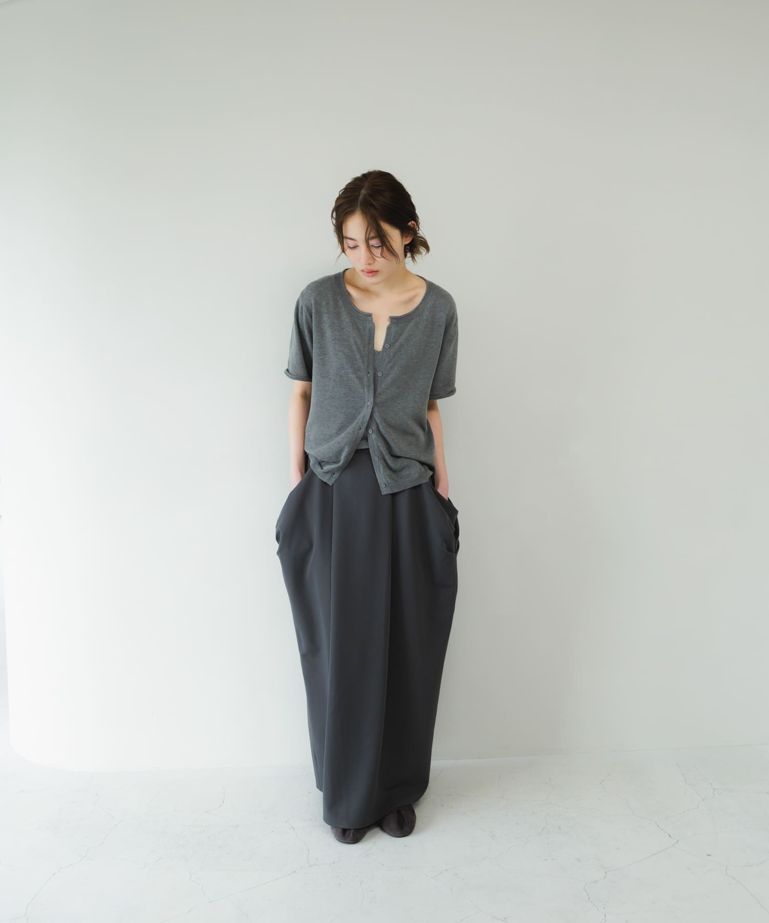 身長 : 159cm サイズ : one