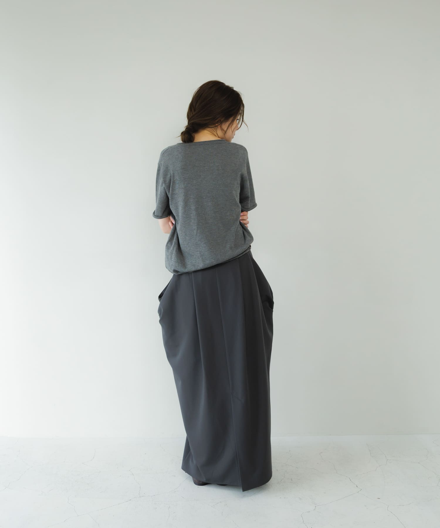 身長 : 159cm サイズ : one