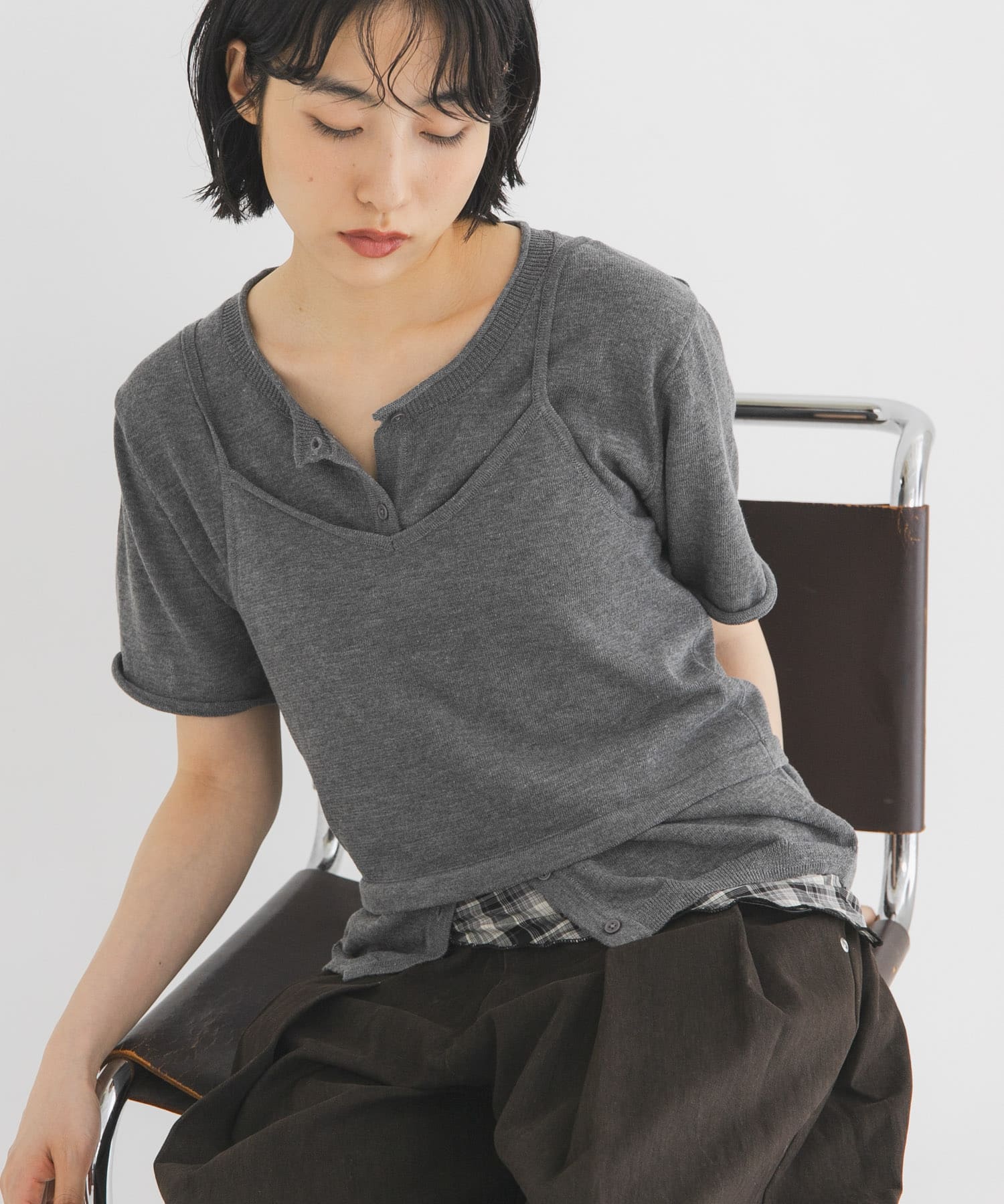 身長 : 160cm サイズ : one