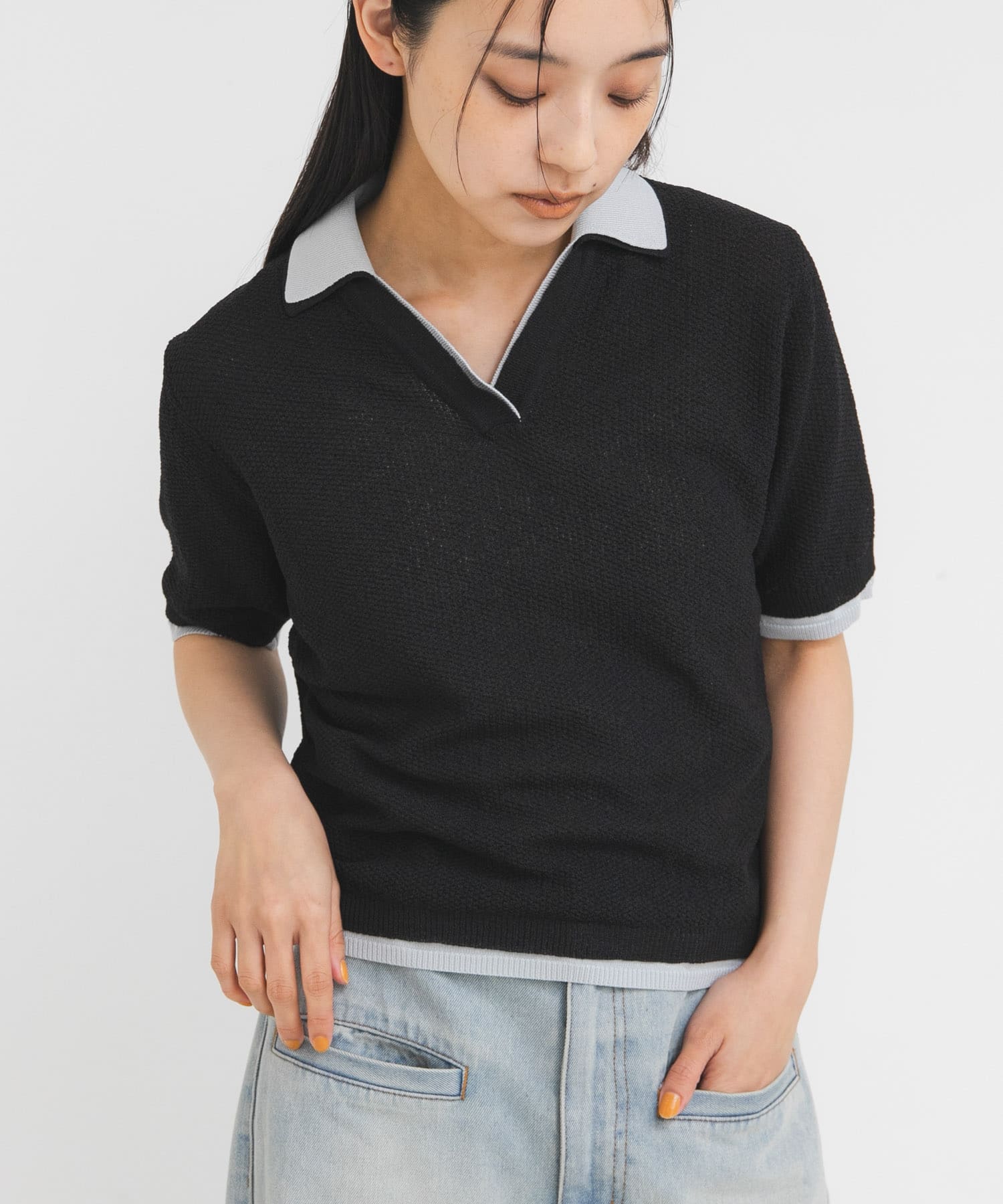 身長：163cm サイズ：one