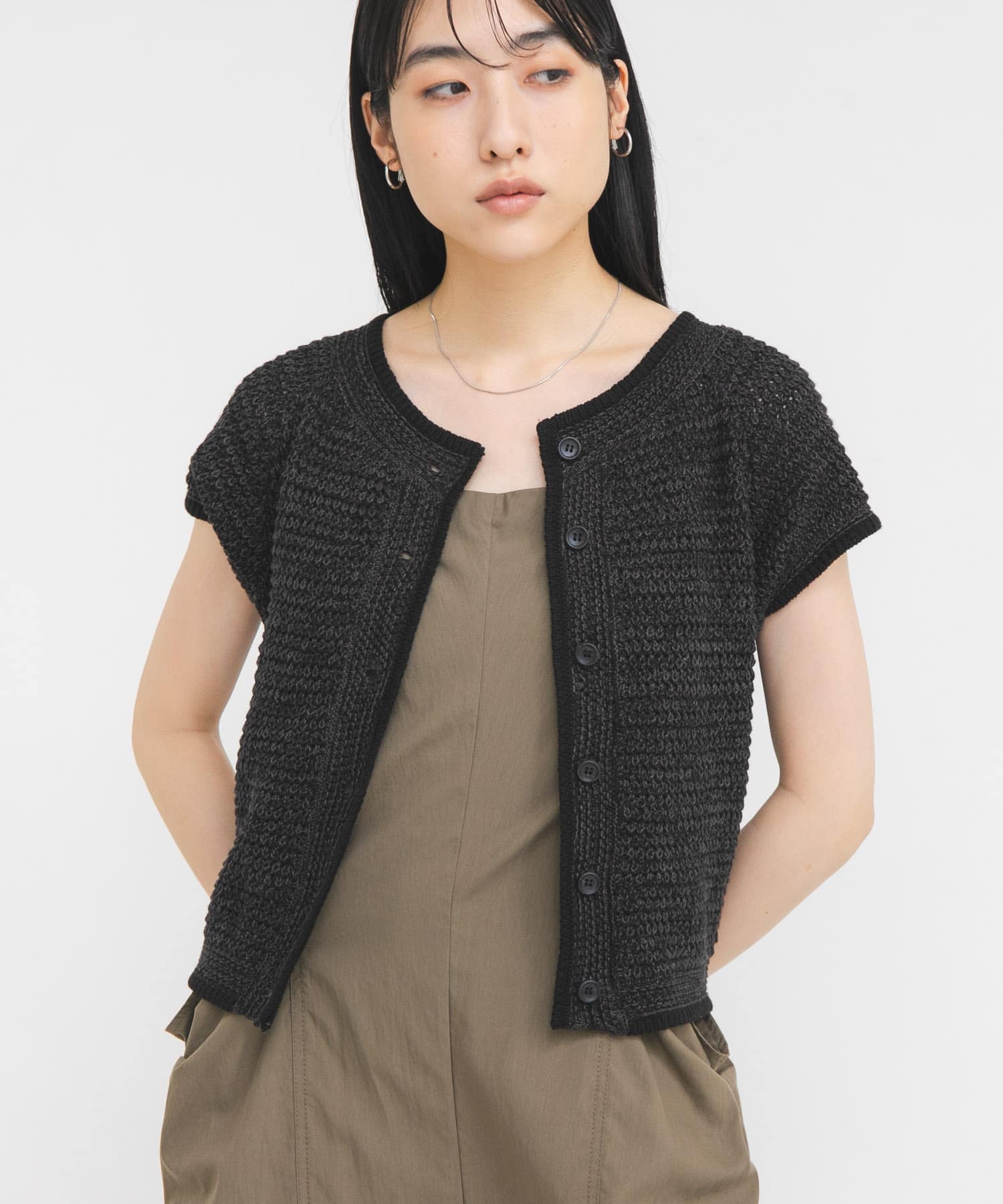 身長：160cm サイズ：one