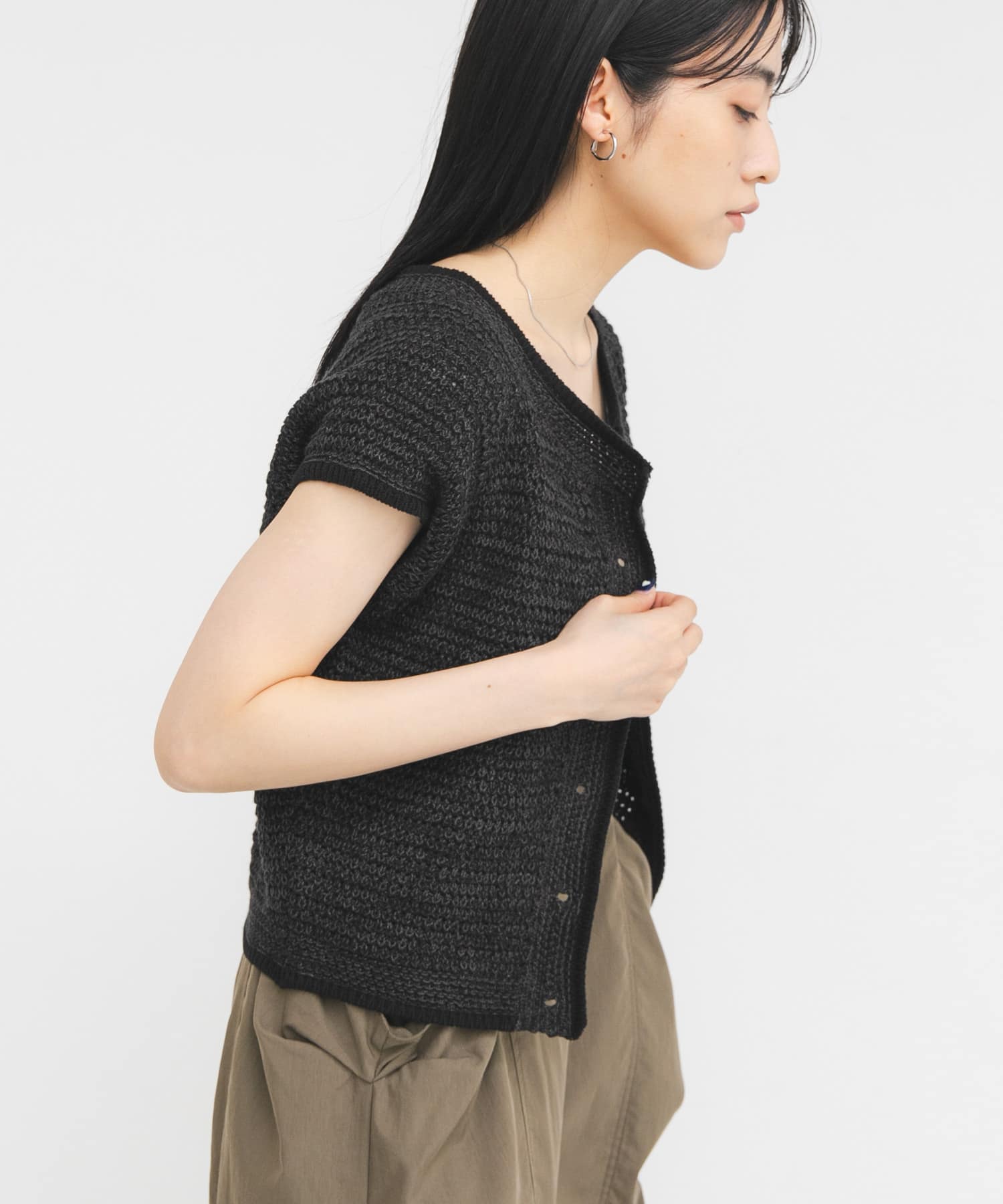 身長：160cm サイズ：one