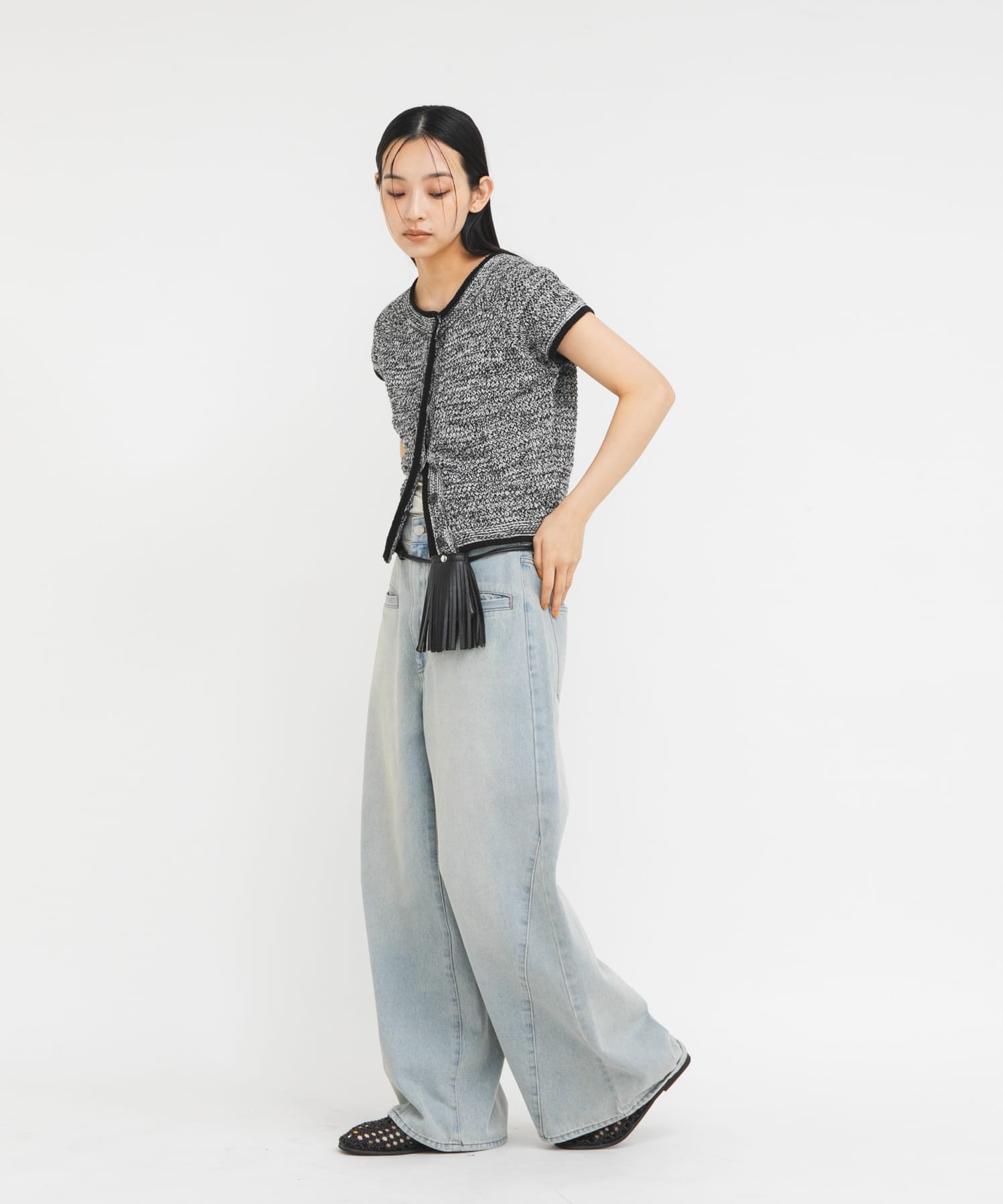 身長：163cm サイズ：one