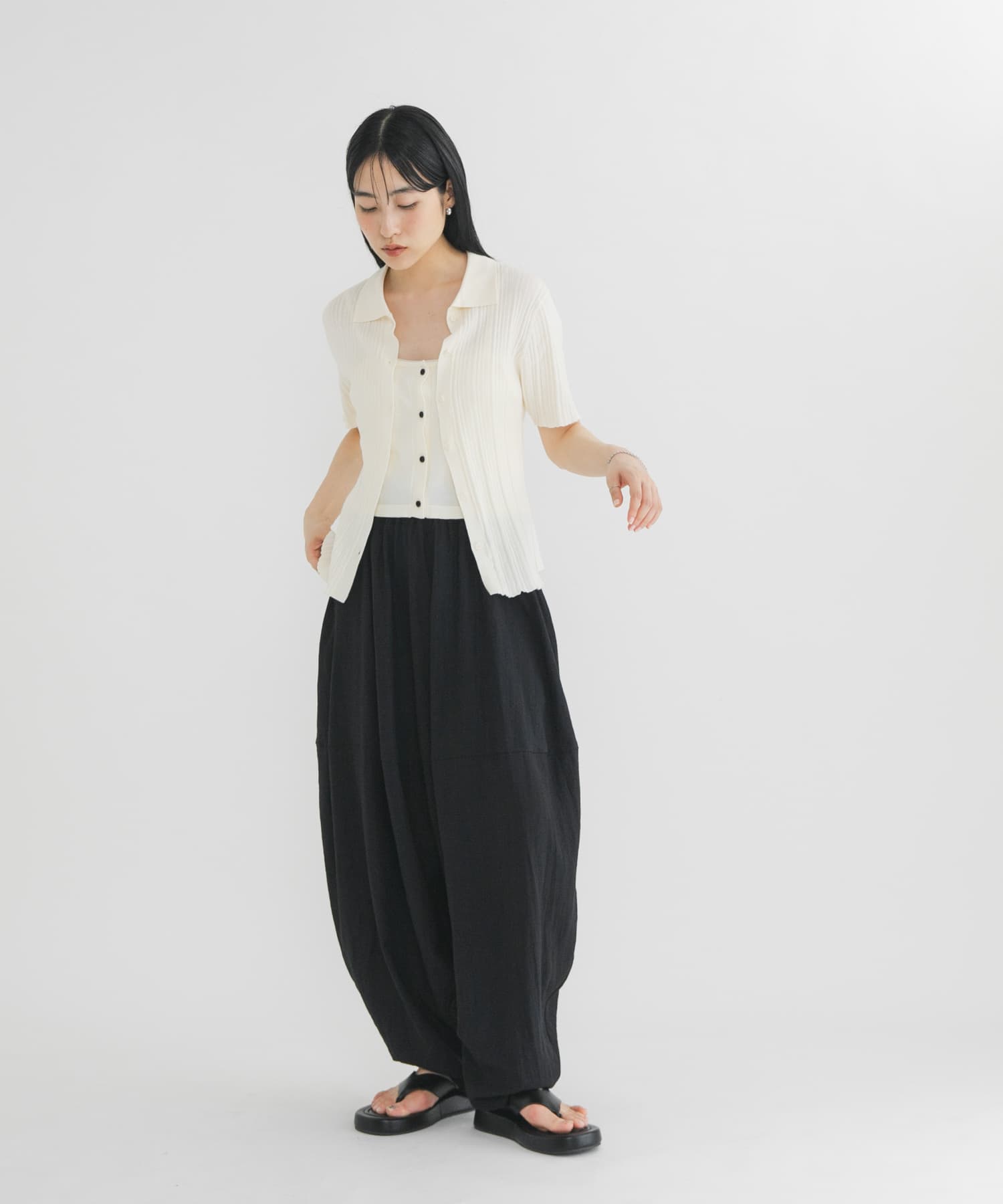 身長：160cm サイズ：one